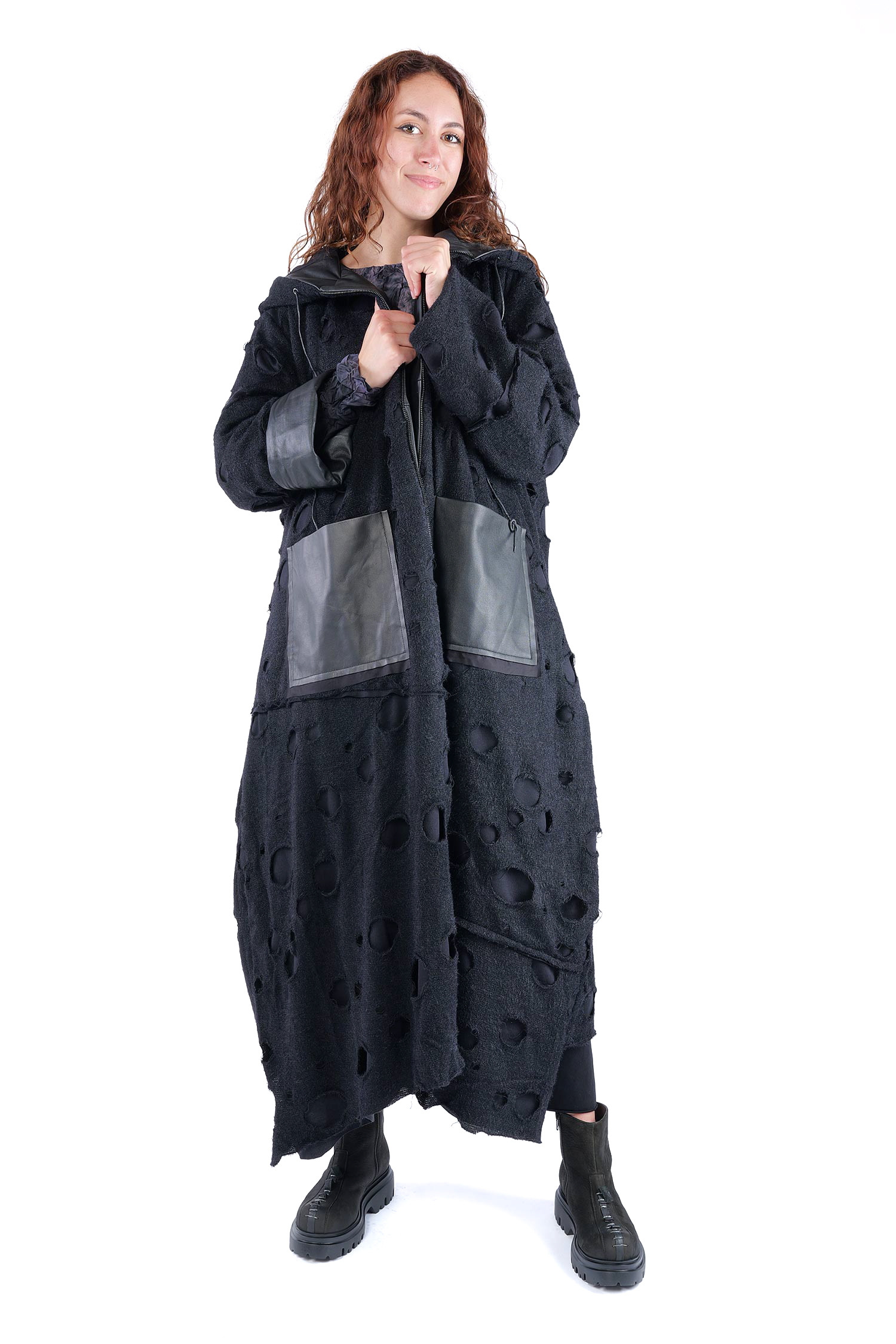 Unique coat - black - J.Azira