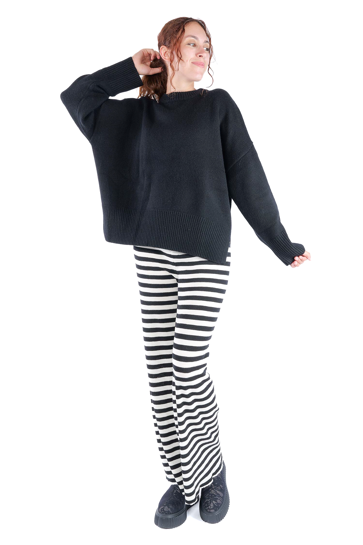 Kaschmir Pullover - Schwarz - 2465