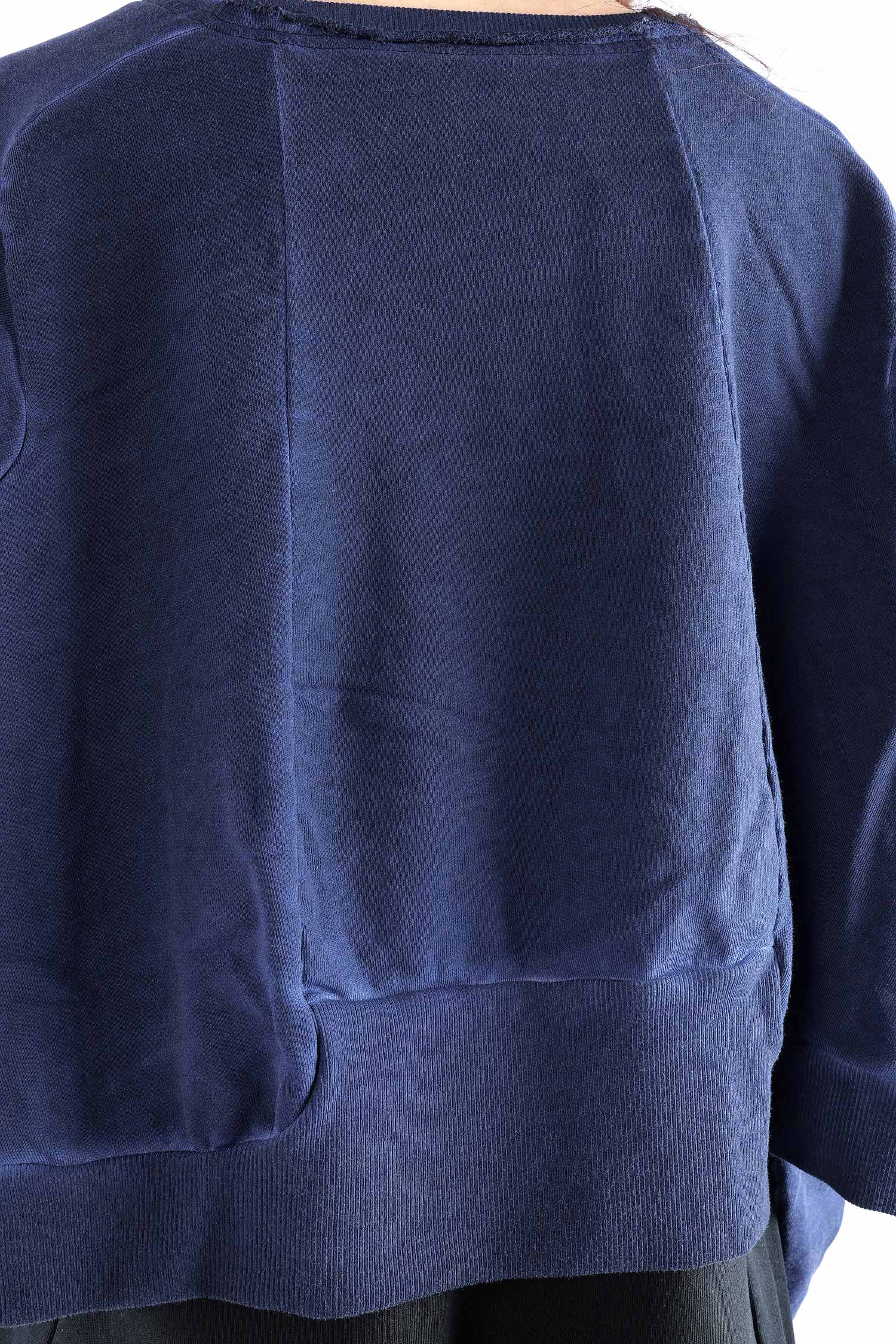 Kurzer Sweatpullover - Ocean print - 2137