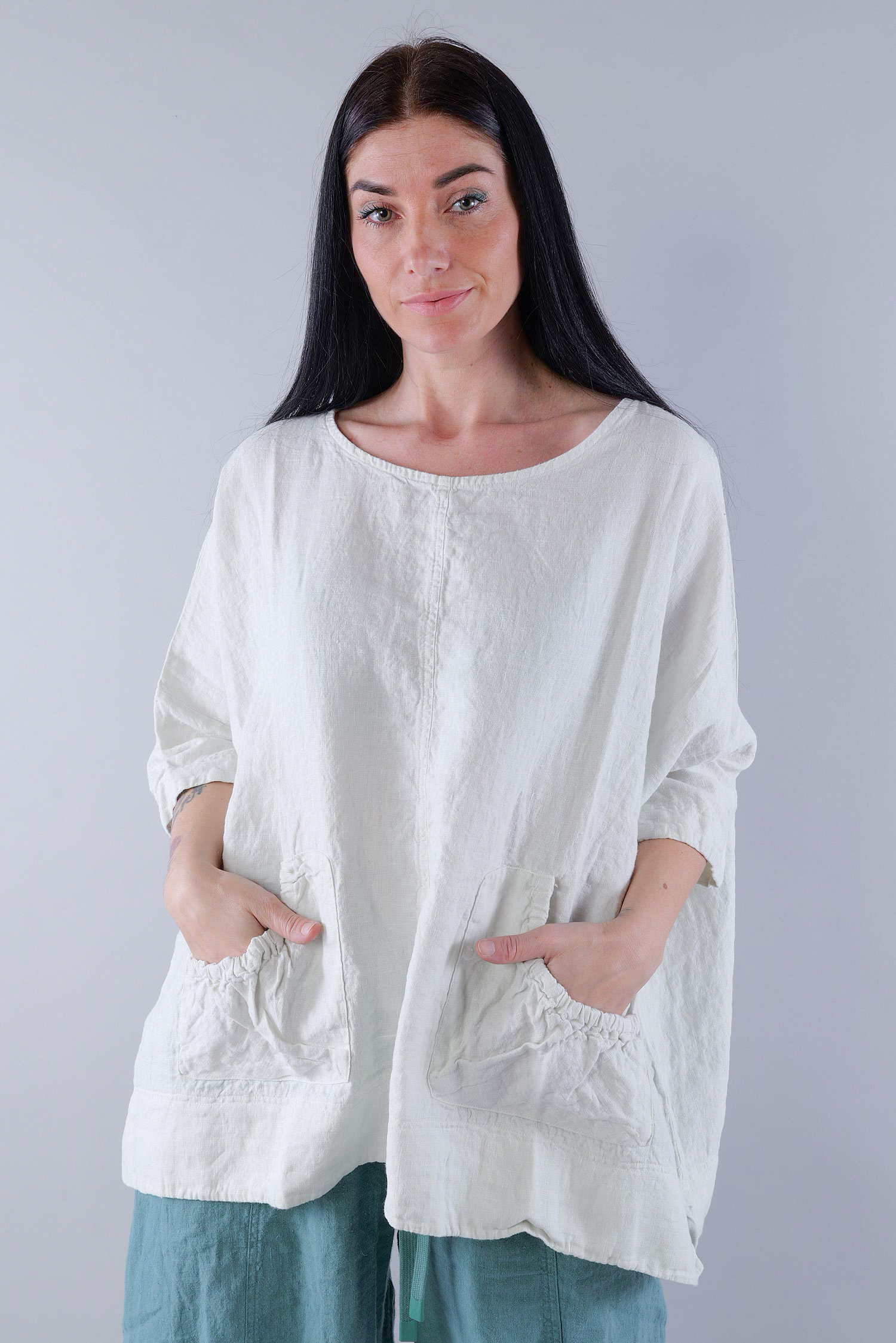 Oversize Leinenshirt - Salina - 1263540512