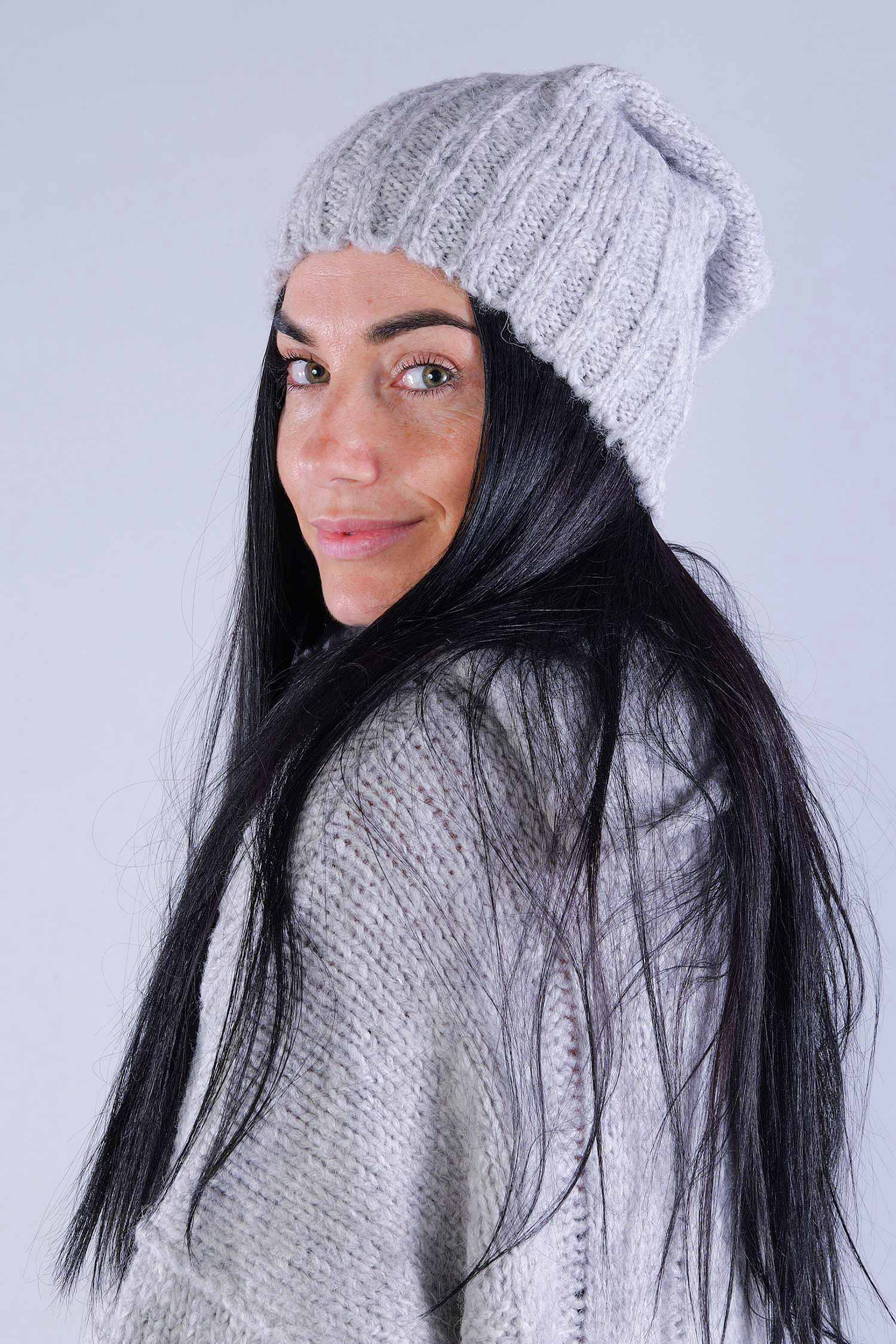 Grobstrickmütze - Pearl - Fiff