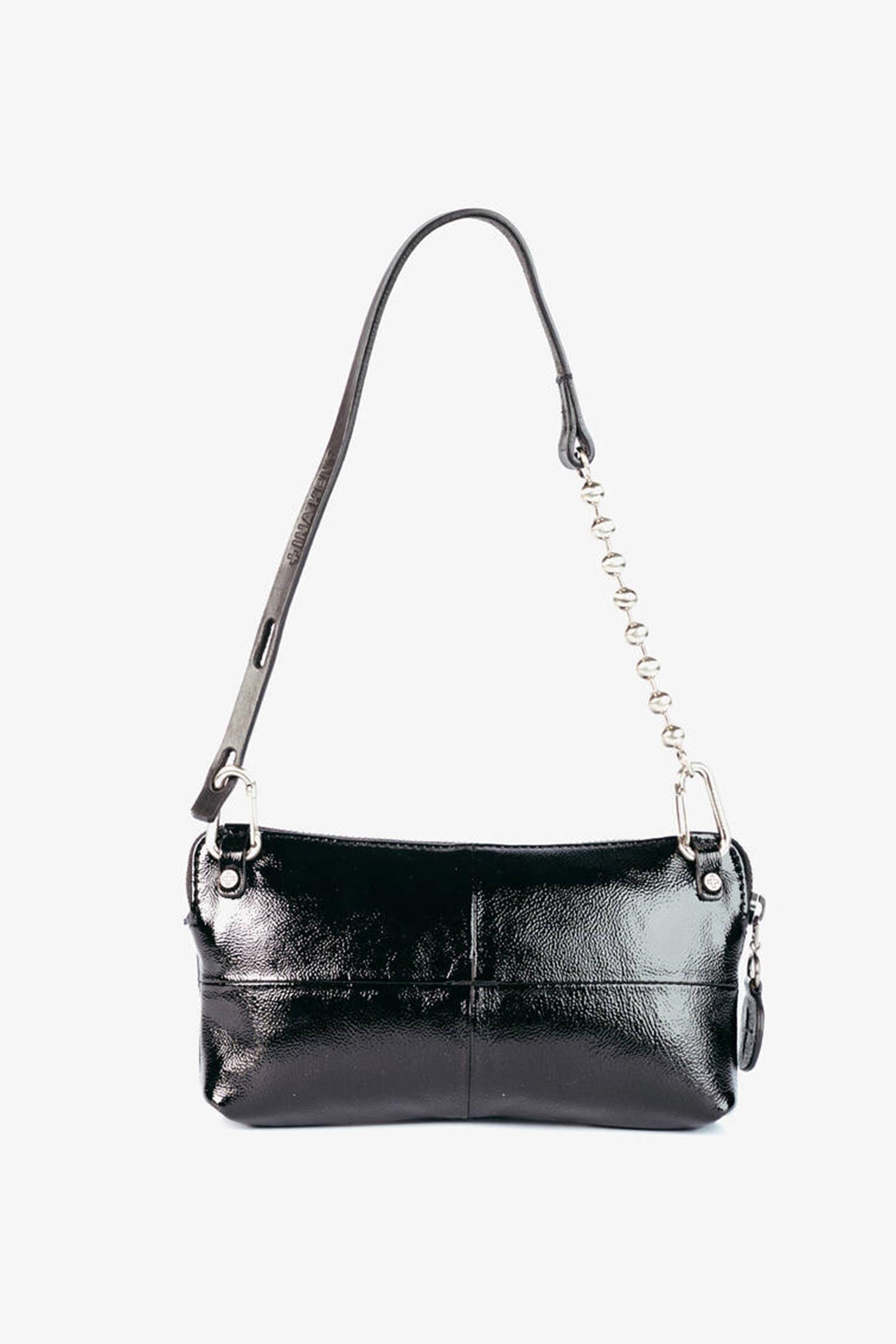 Schultertasche / Clutch - Patent Inked Black - IVIET ed.3