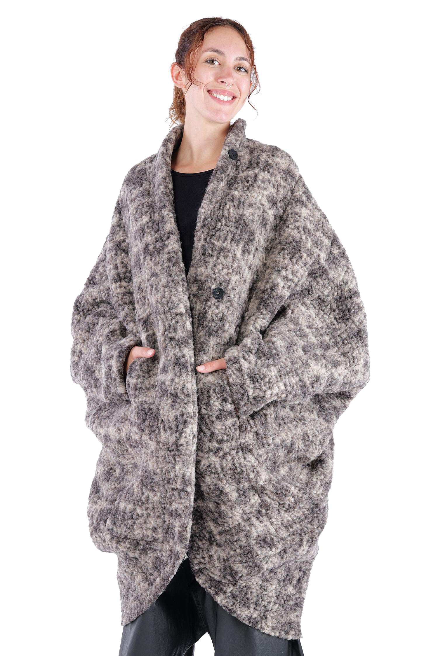 Onesize Mantel - Beige - J129