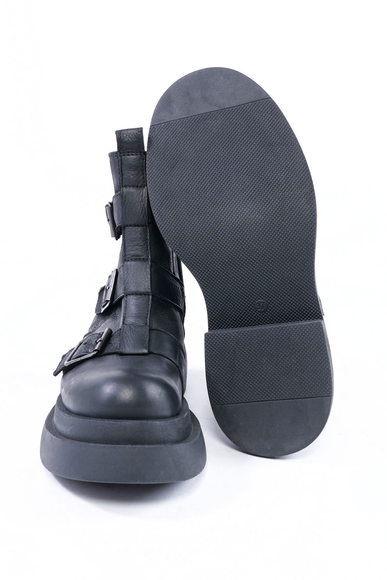 Leather boots - black - 8500