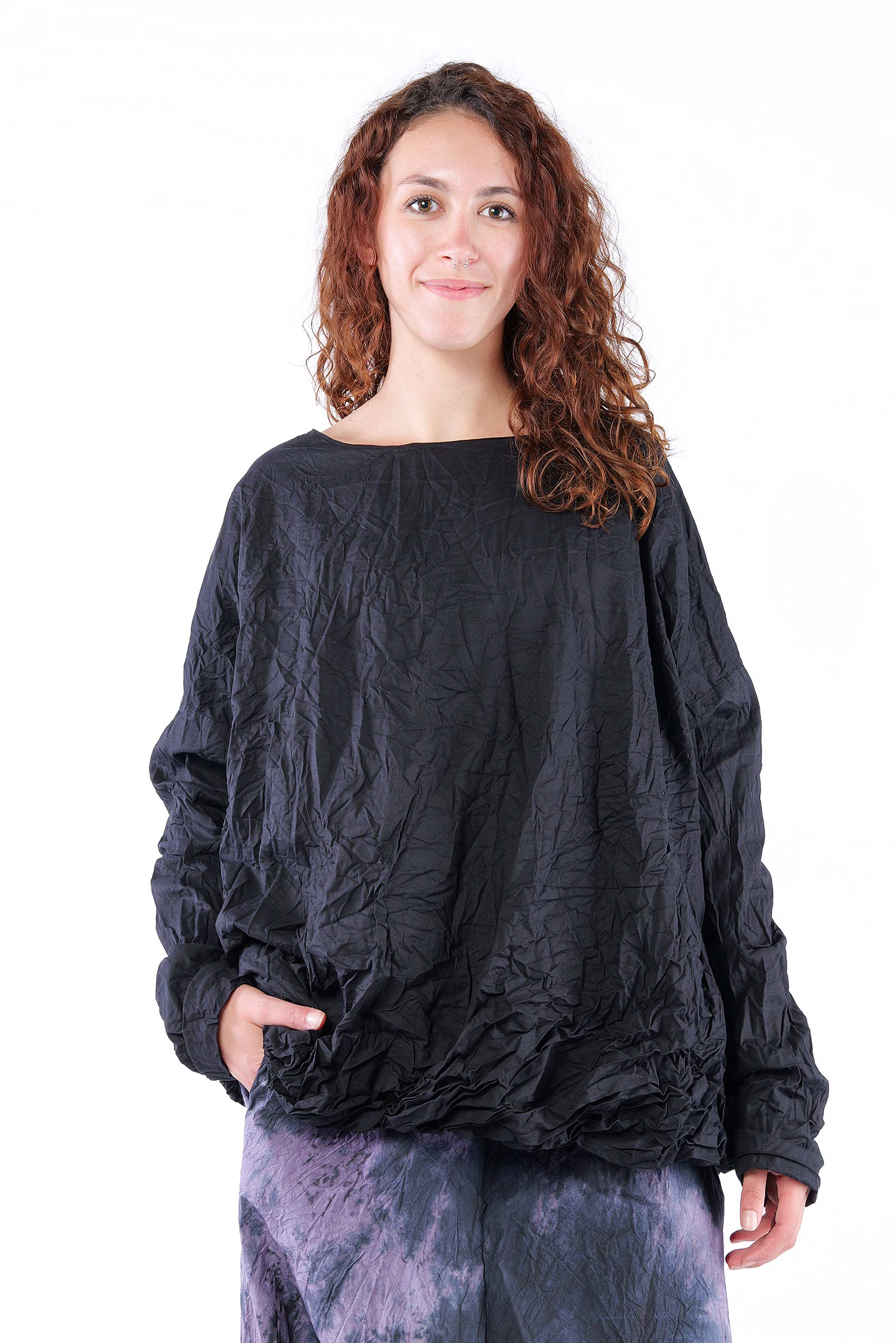 Oversize Pullover - Schwarz - Wundklar
