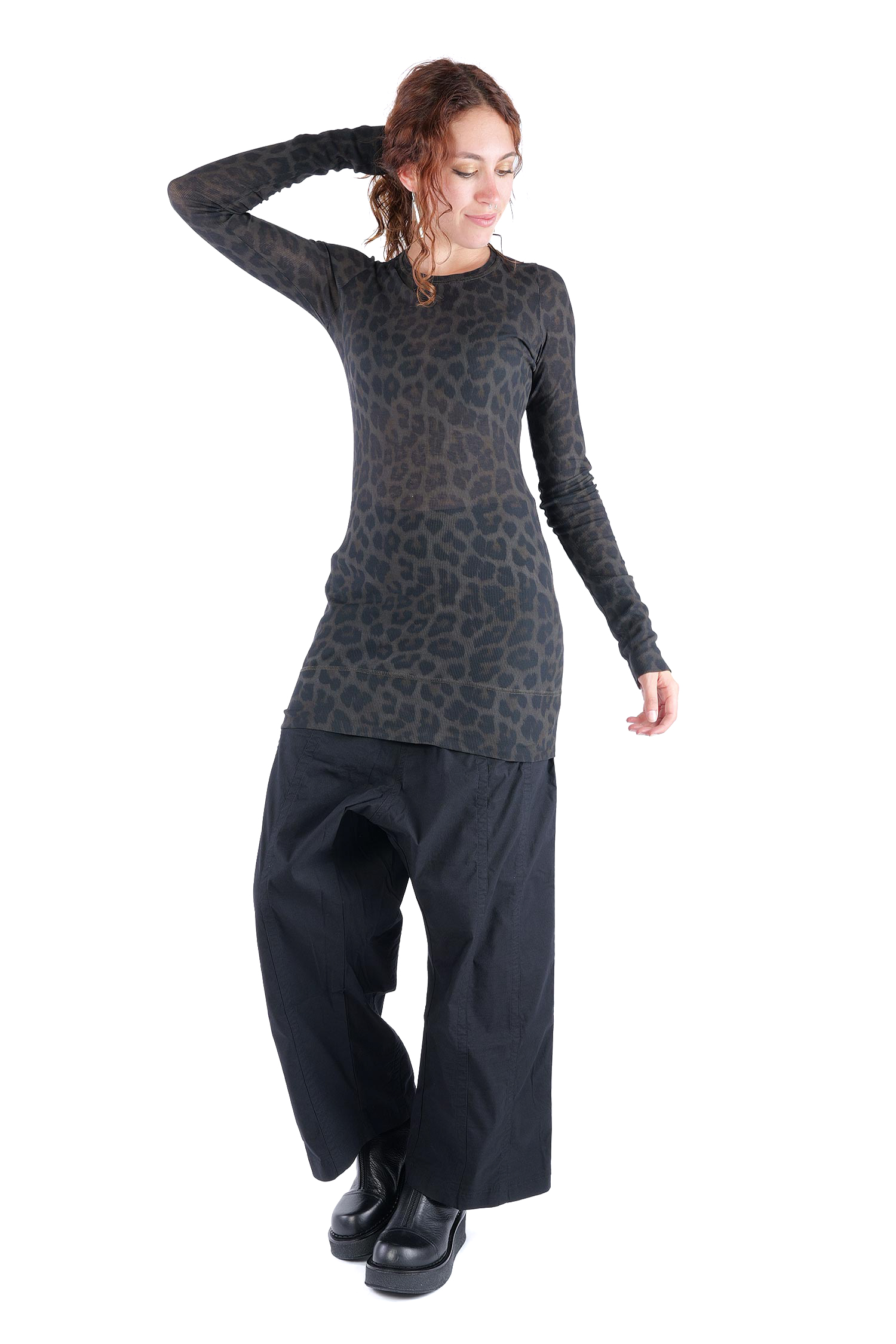 Rippjersey Longsleeve - Leo black cloud - 2261140502