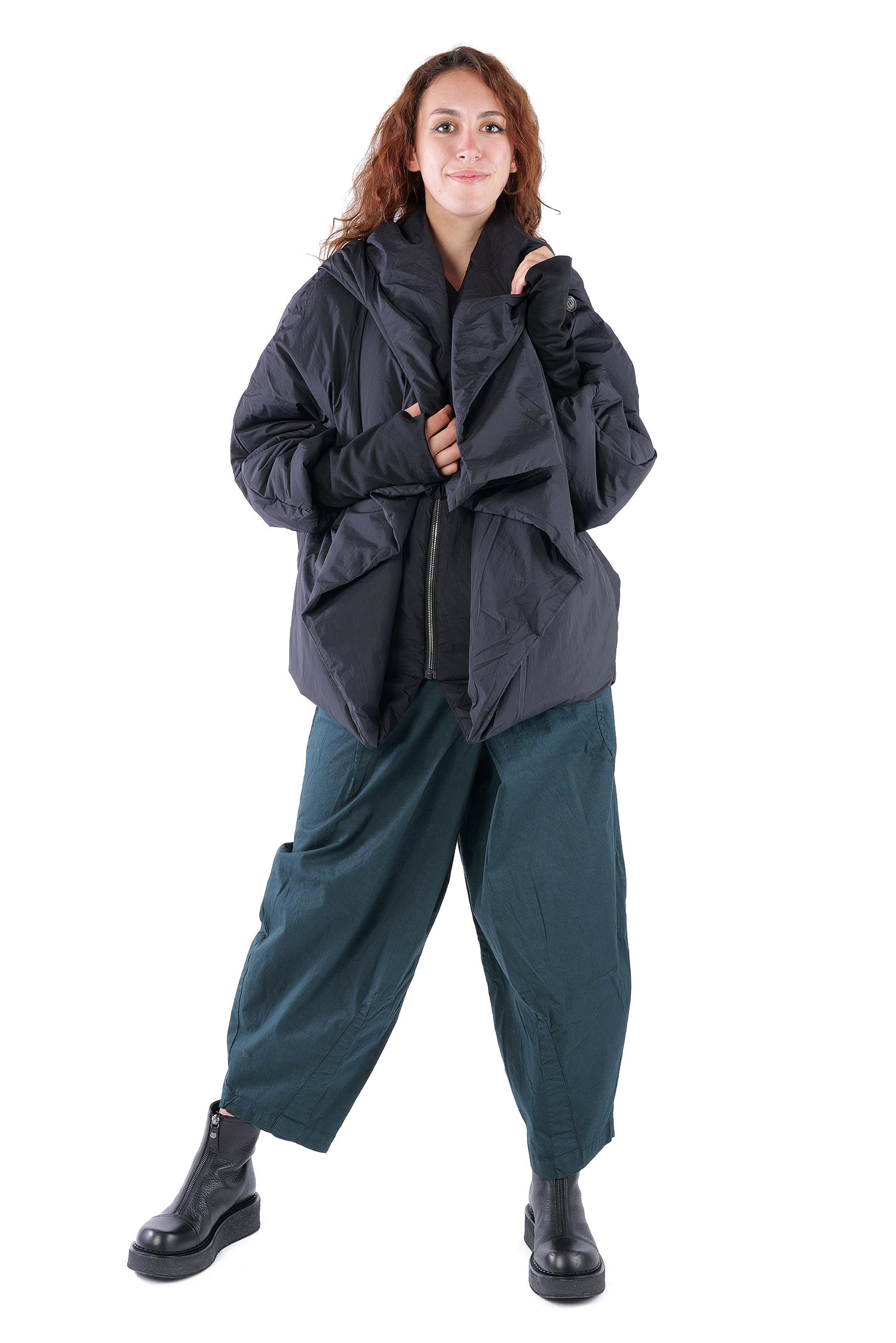 Leichte Winterjacke - Schwarz - SX116