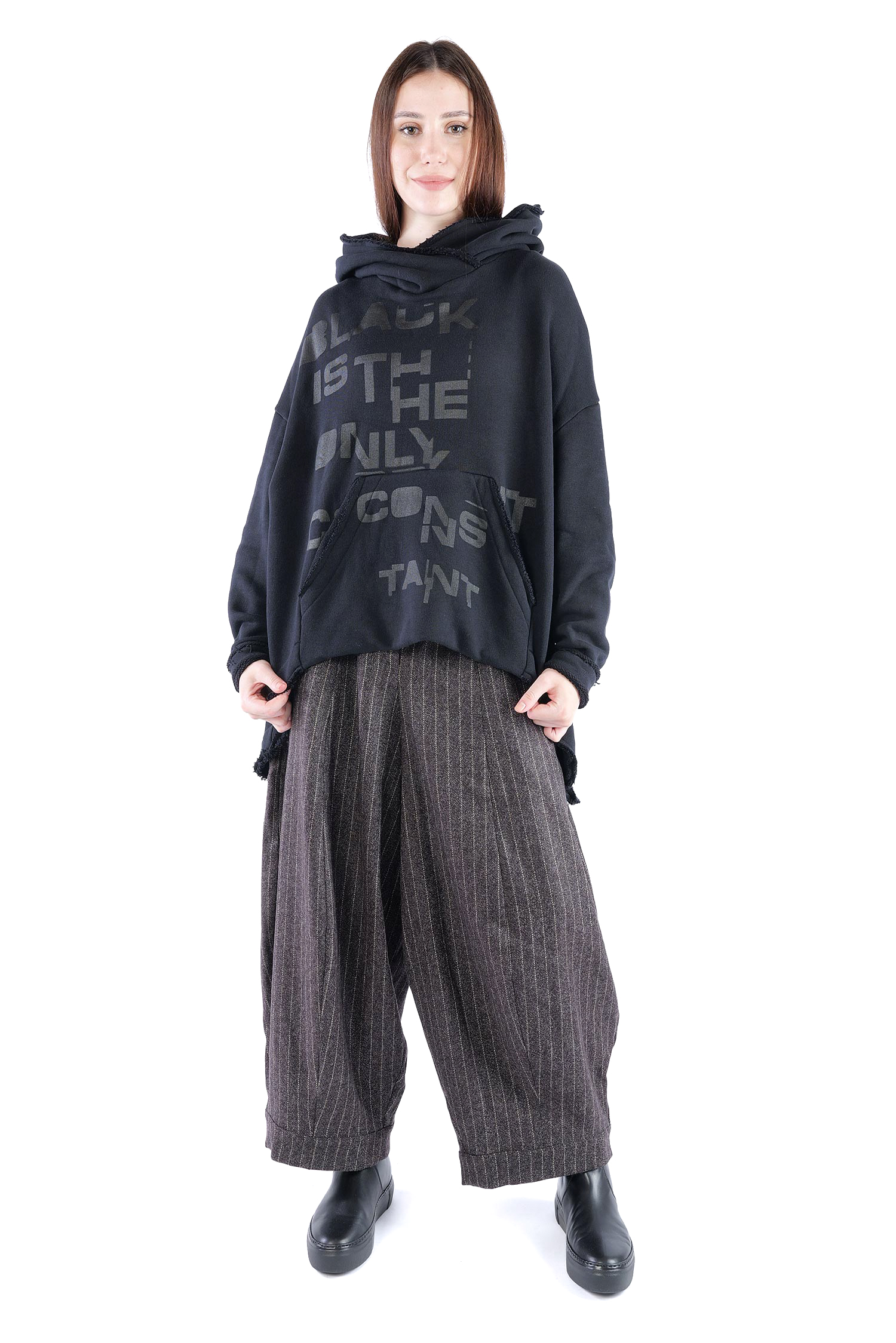 Sweat Hoodie - Schwarz - Ovina