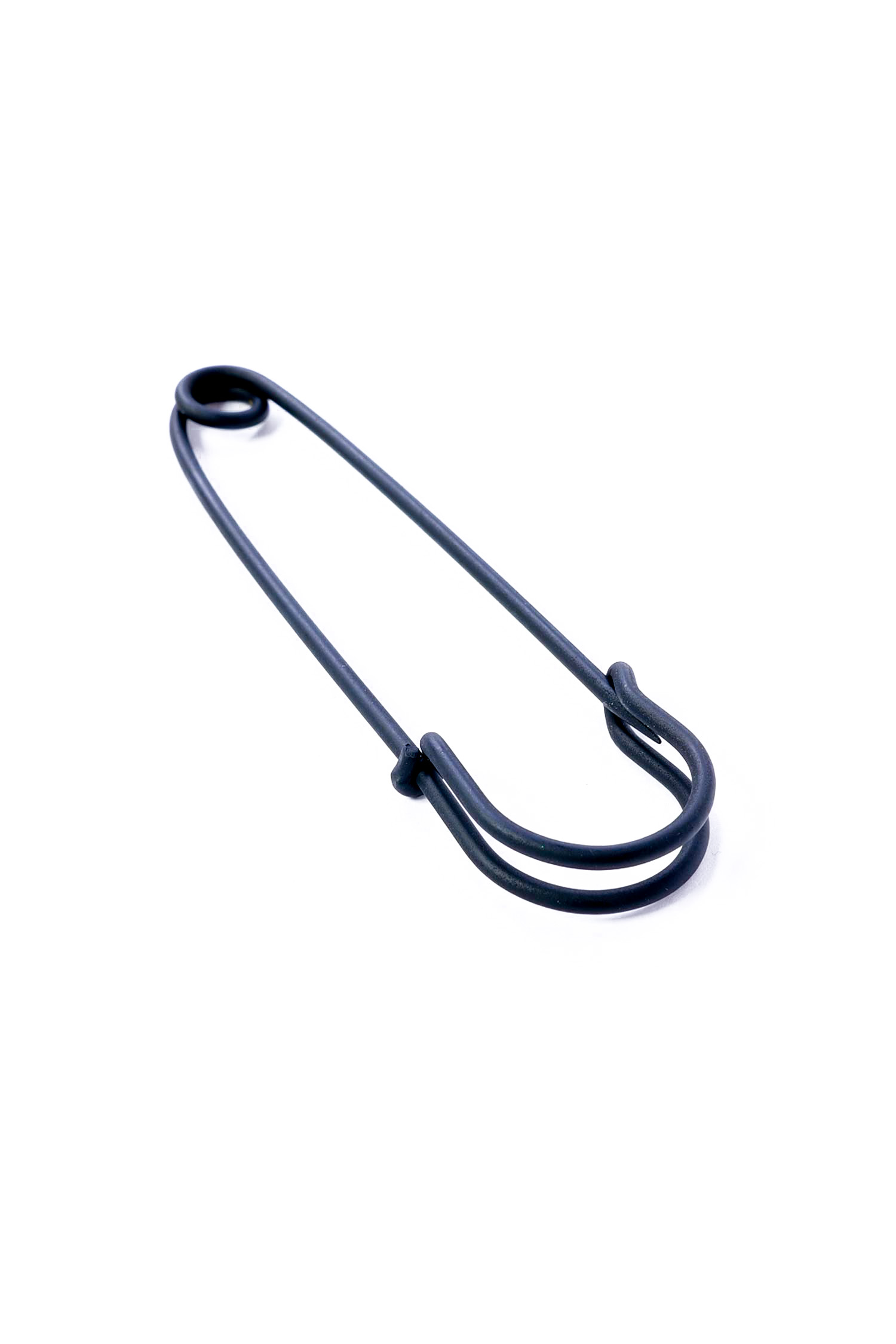 Safety pin 10cm - black