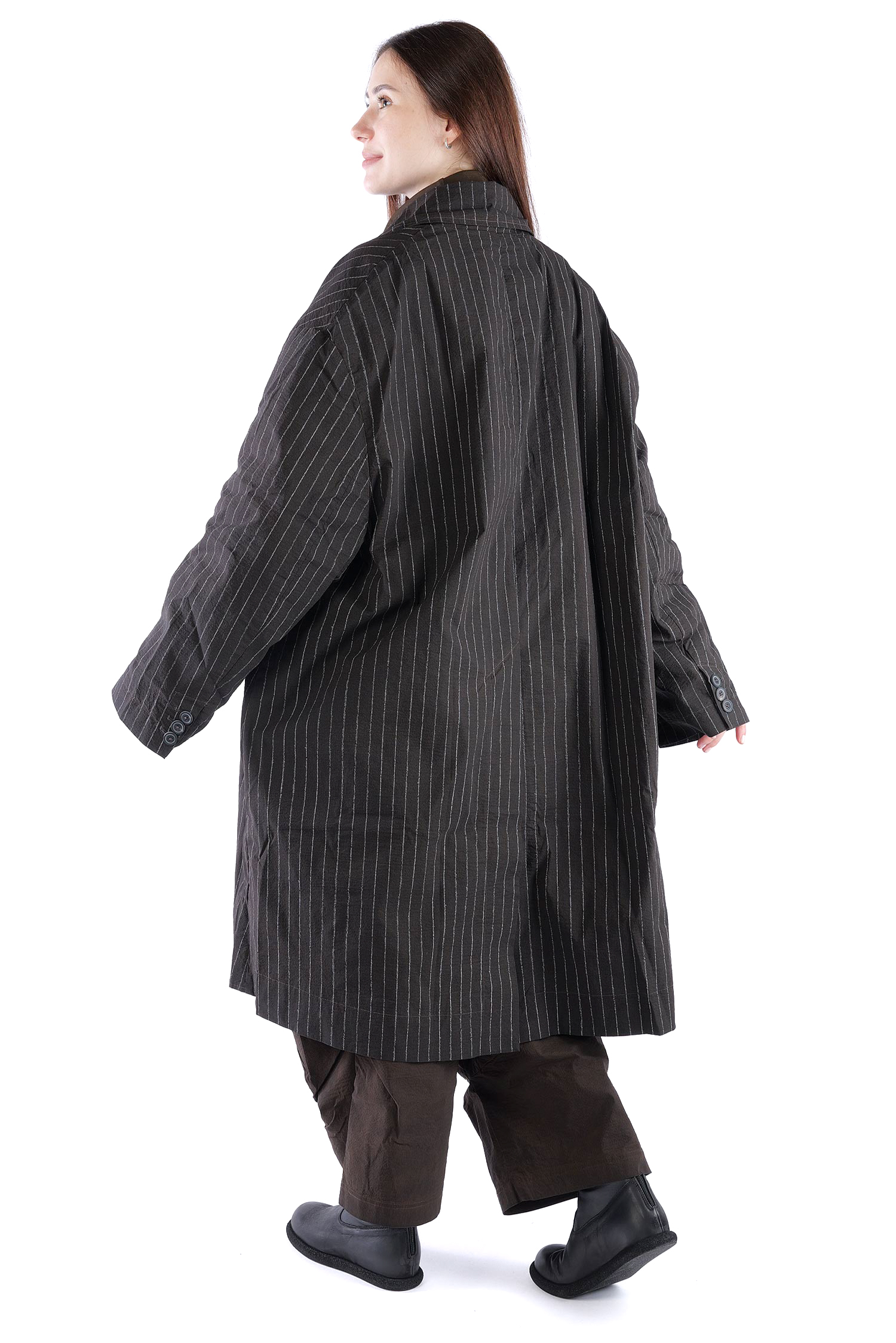 Oversize Stretchmantel - Umbra cloud stripe - 2261241210