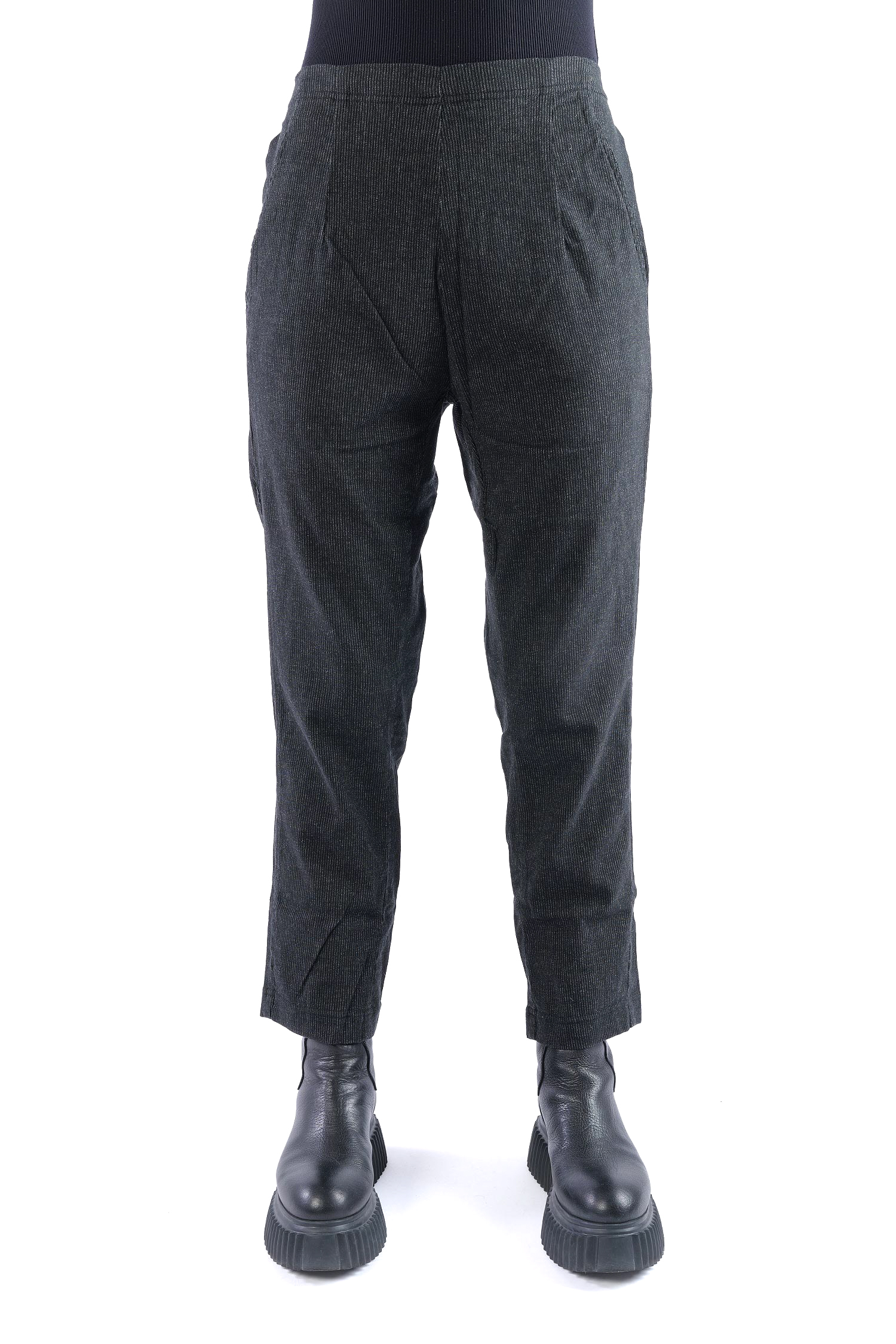Legere Nadelstreifen Hose - Black stripe - 2263410103