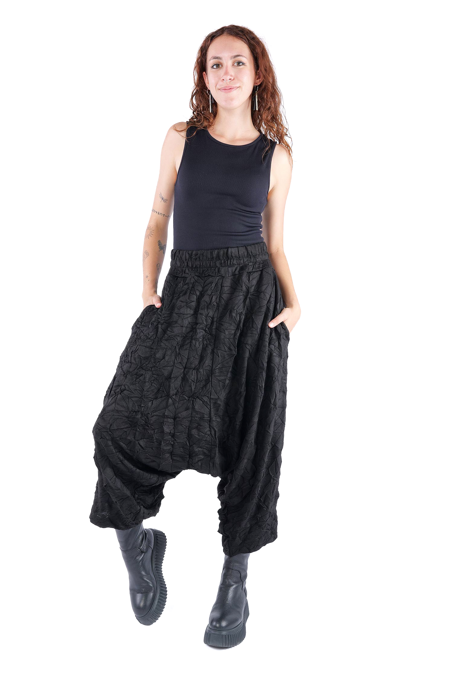 Harem pants - Black - M1341