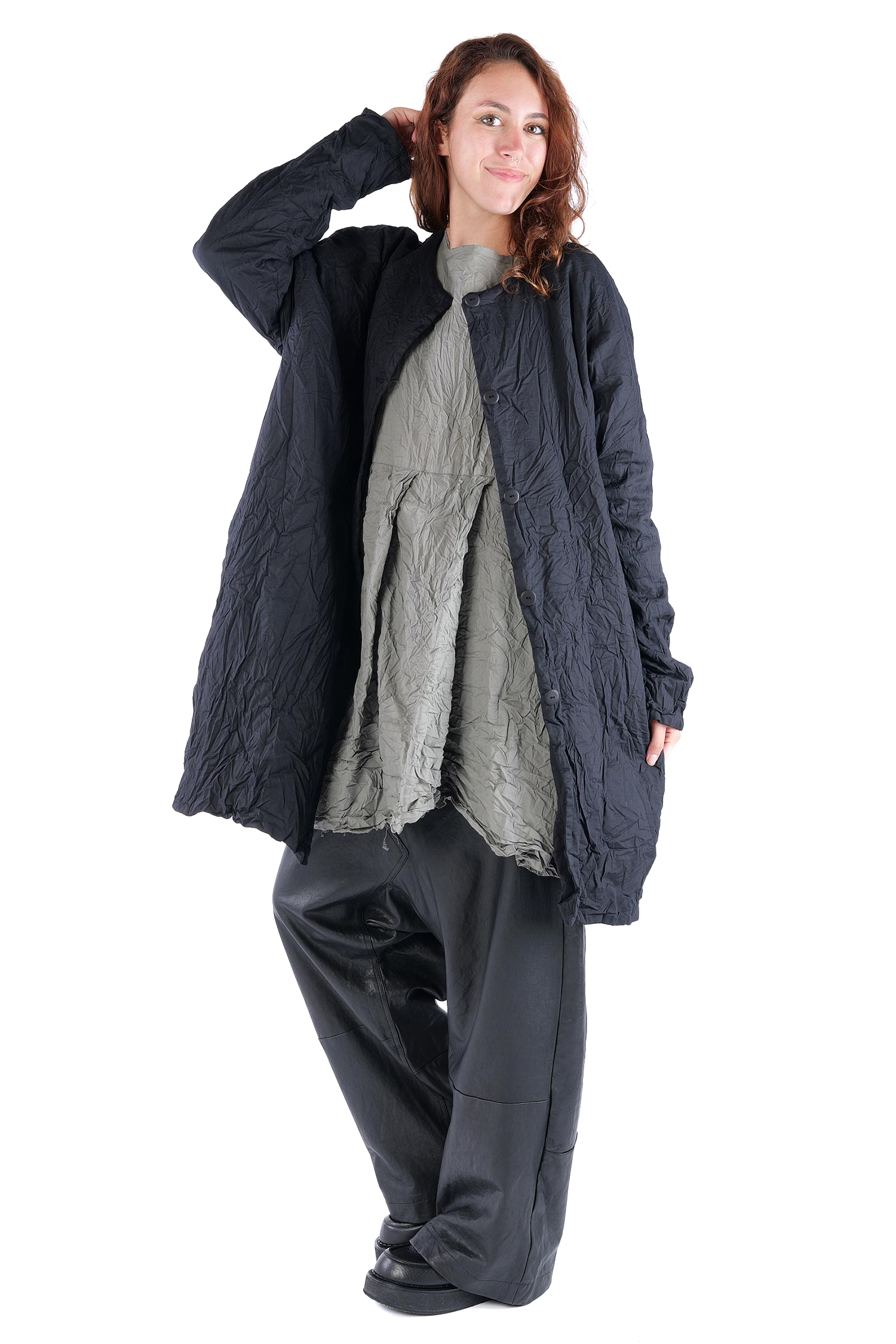 Oversize Jacke - Schwarz - Minebare