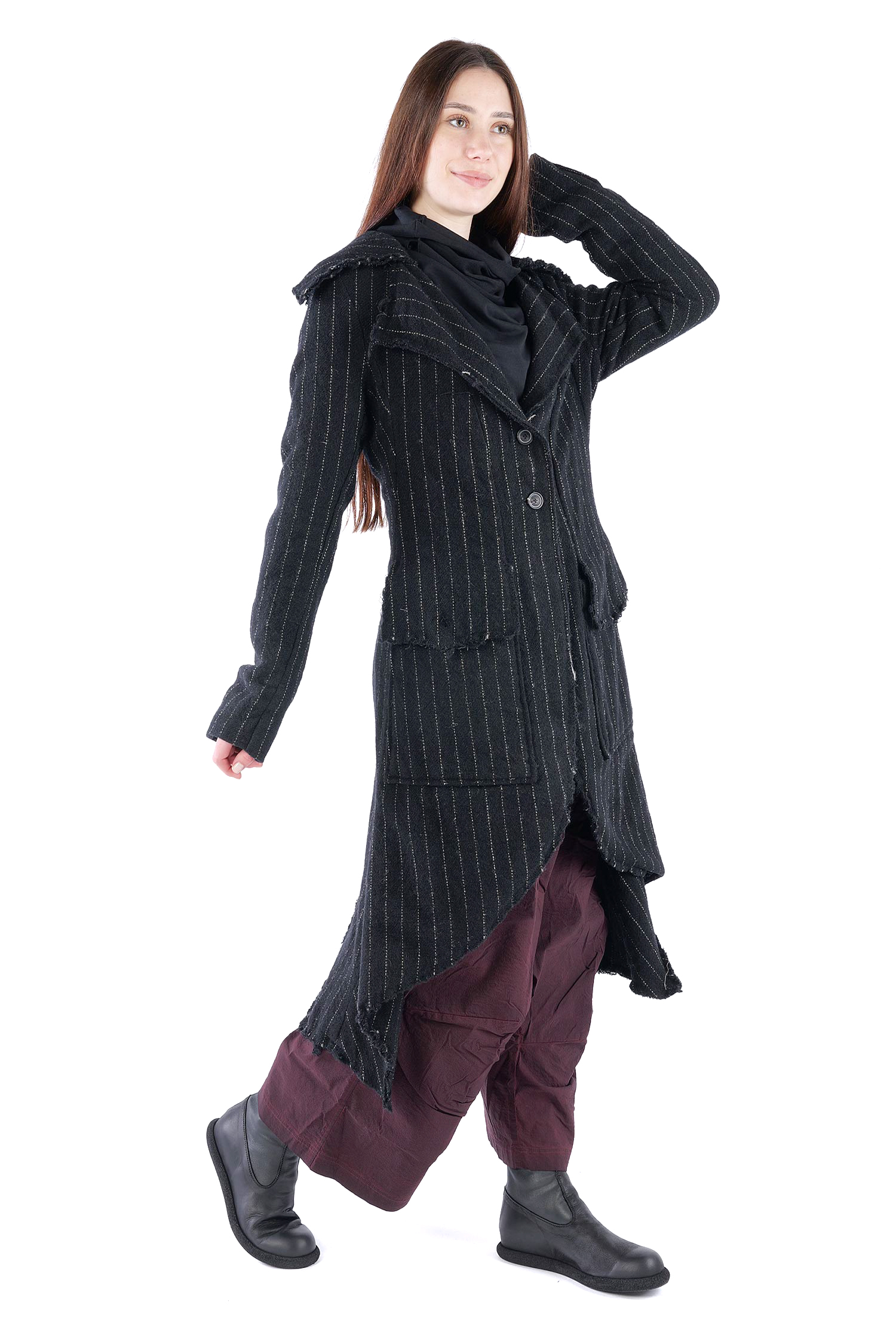 Woll-Gehrock - Black stripe - 2261151204