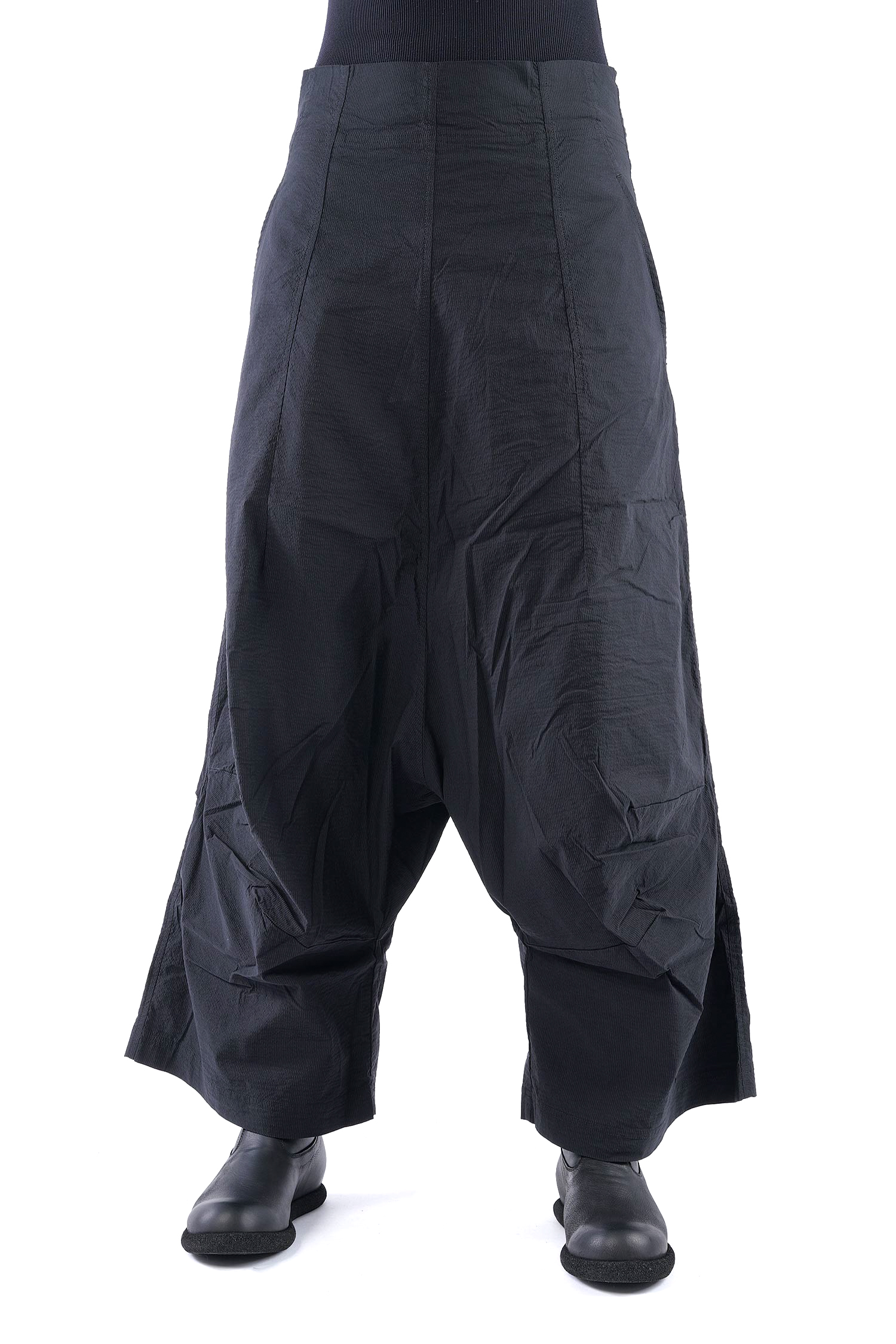 Wide stretch pants - Black - 2261240124