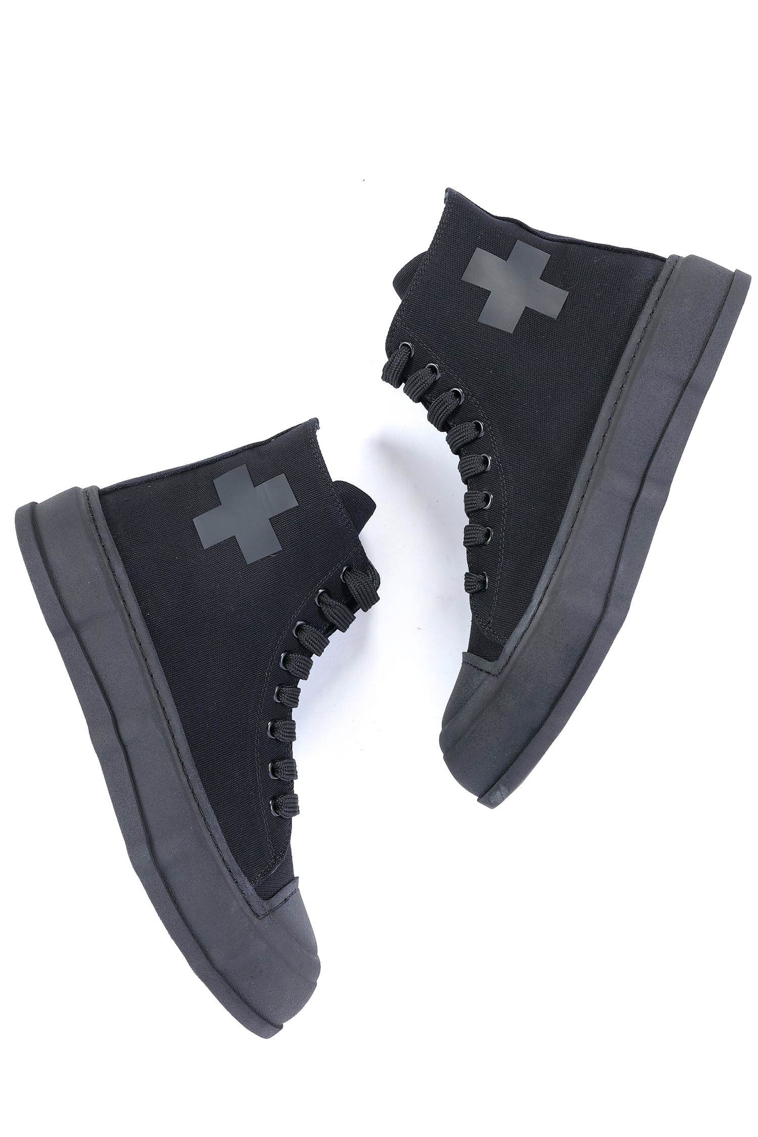 Sneaker mit Pluspatch - Schwarz - 1204