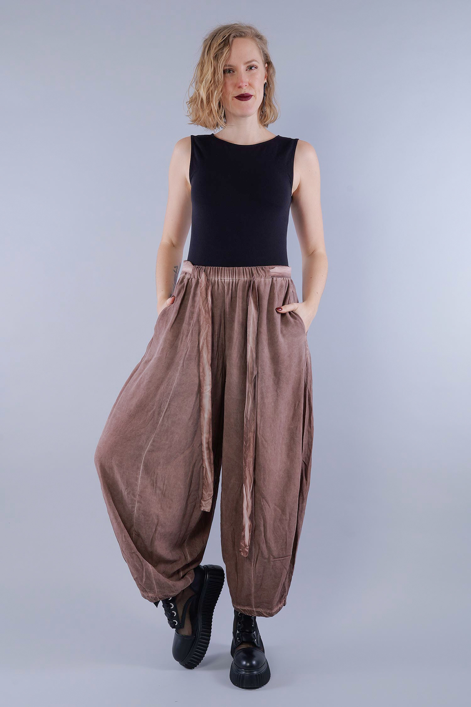 Viskose Hose - Copper old dye - Aladino