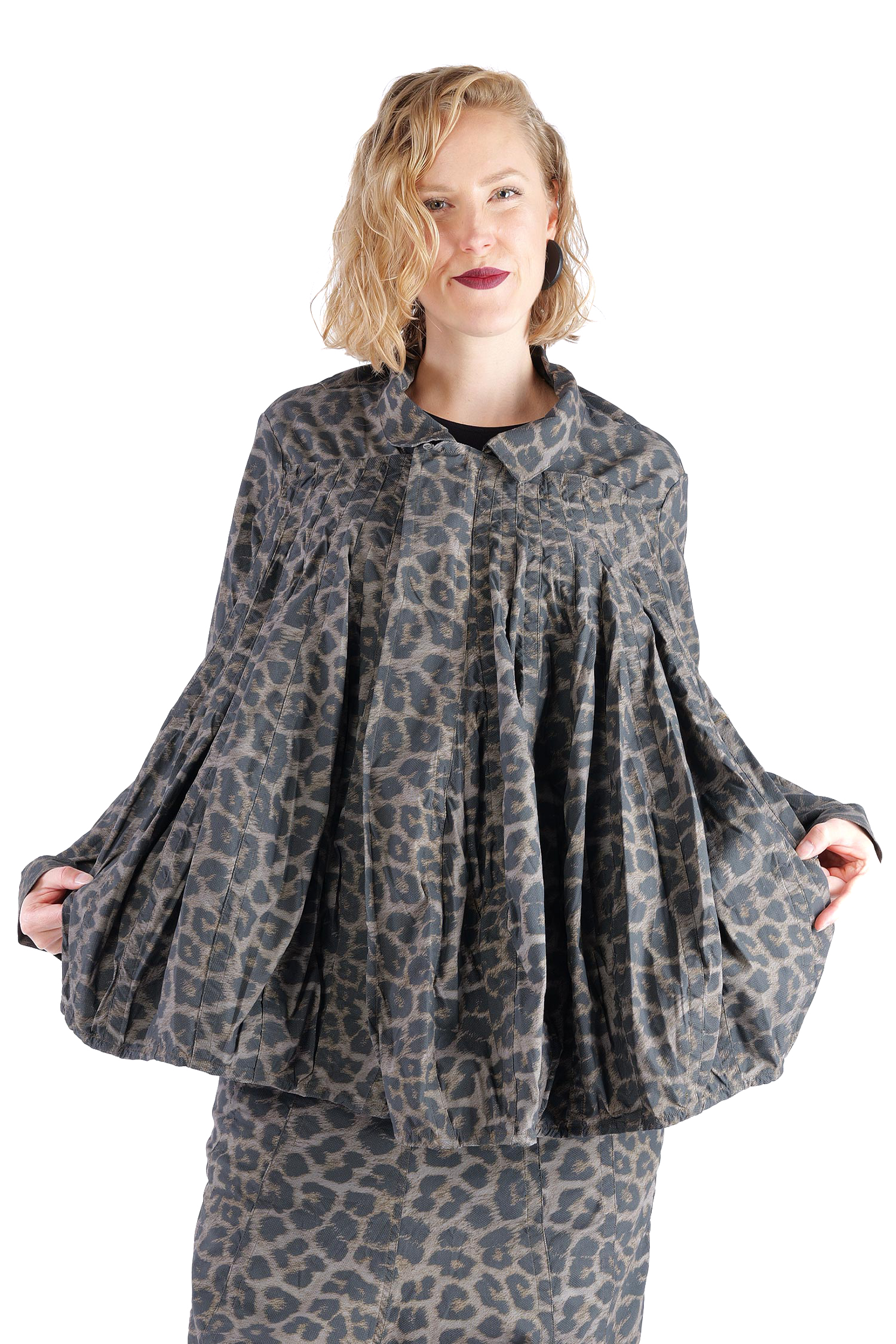 Superstretch-Jacke - Leo black cloud - 2261391110