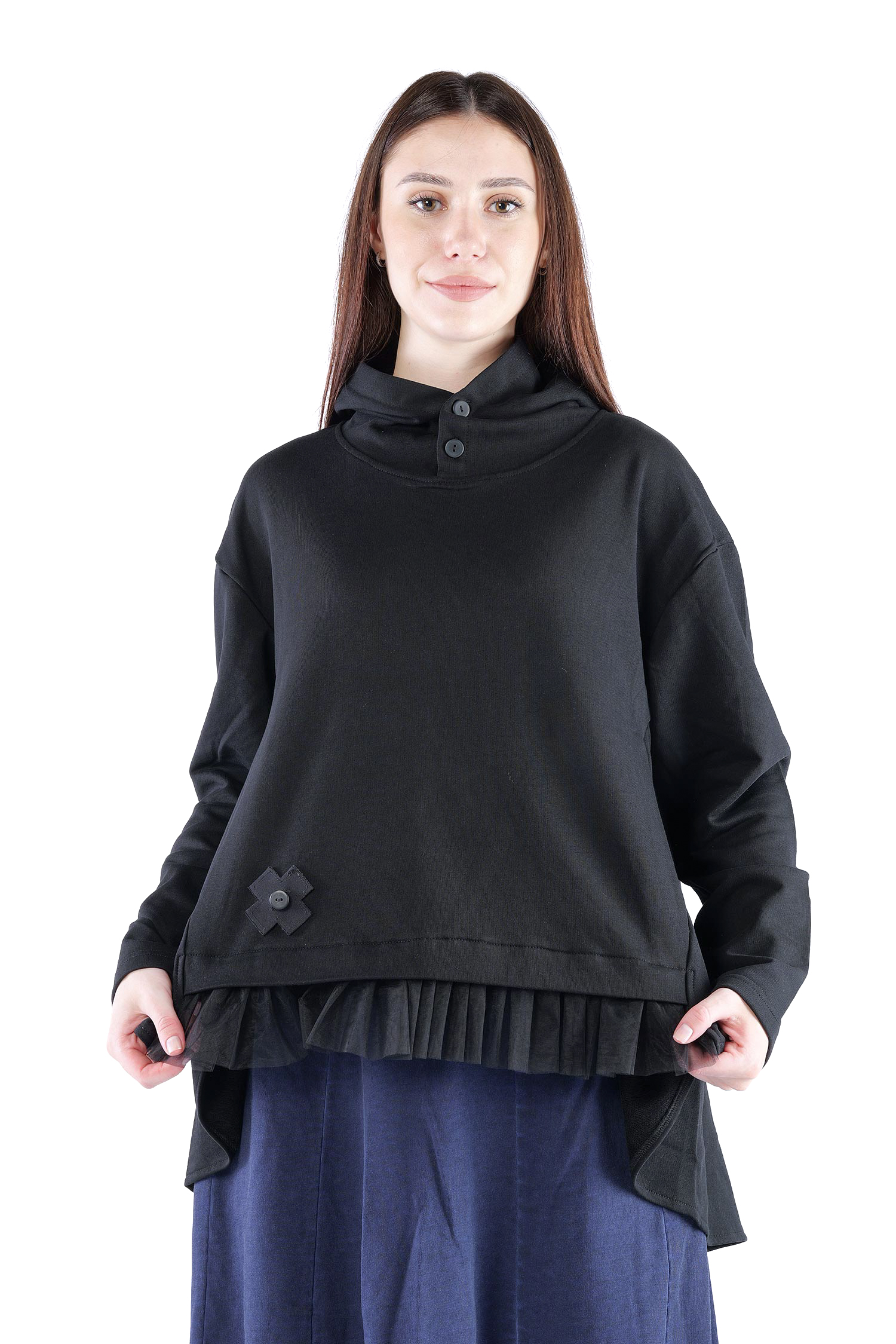 Sweat pullover - Black - 2128