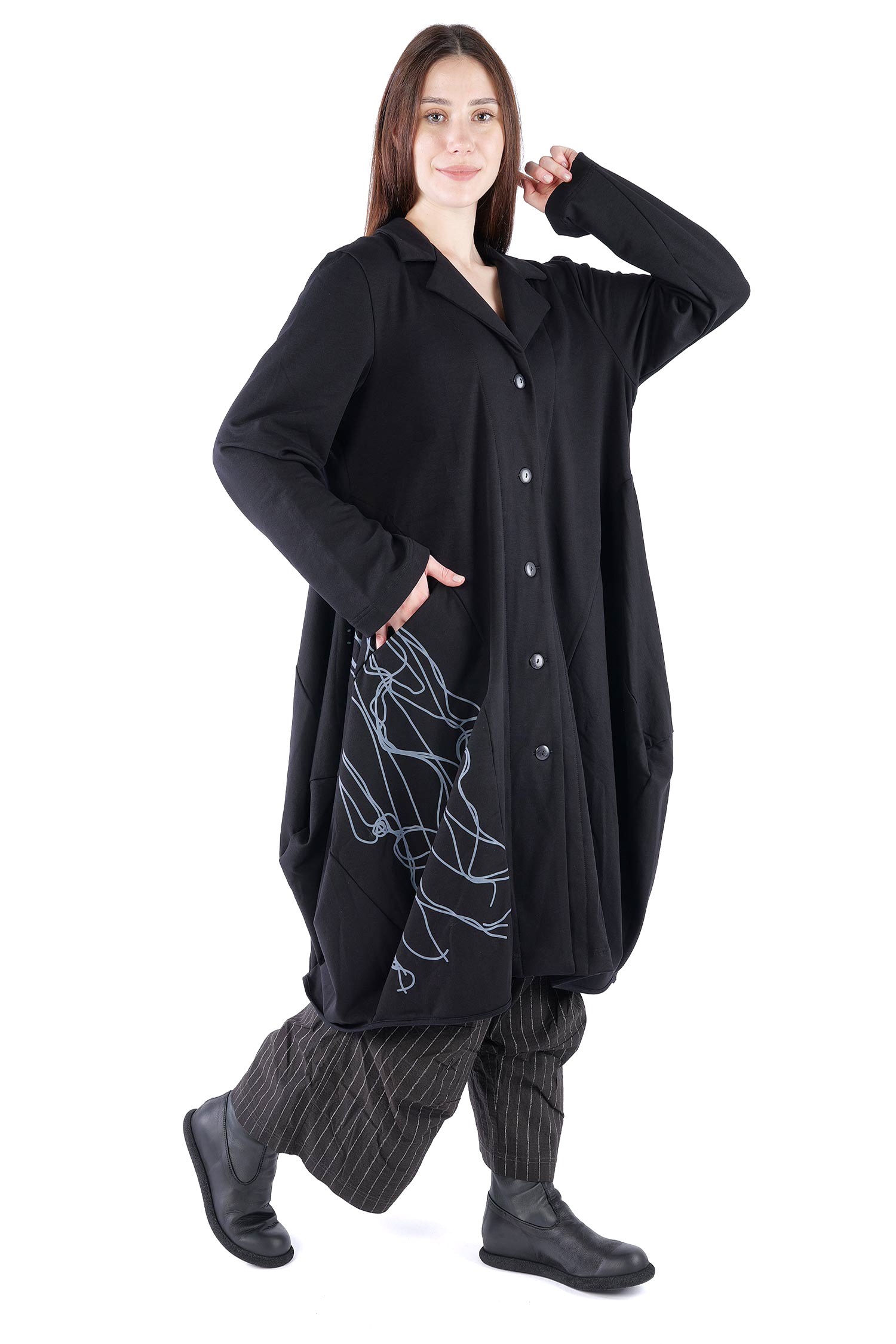Gehrock - Schwarz - U6168-U