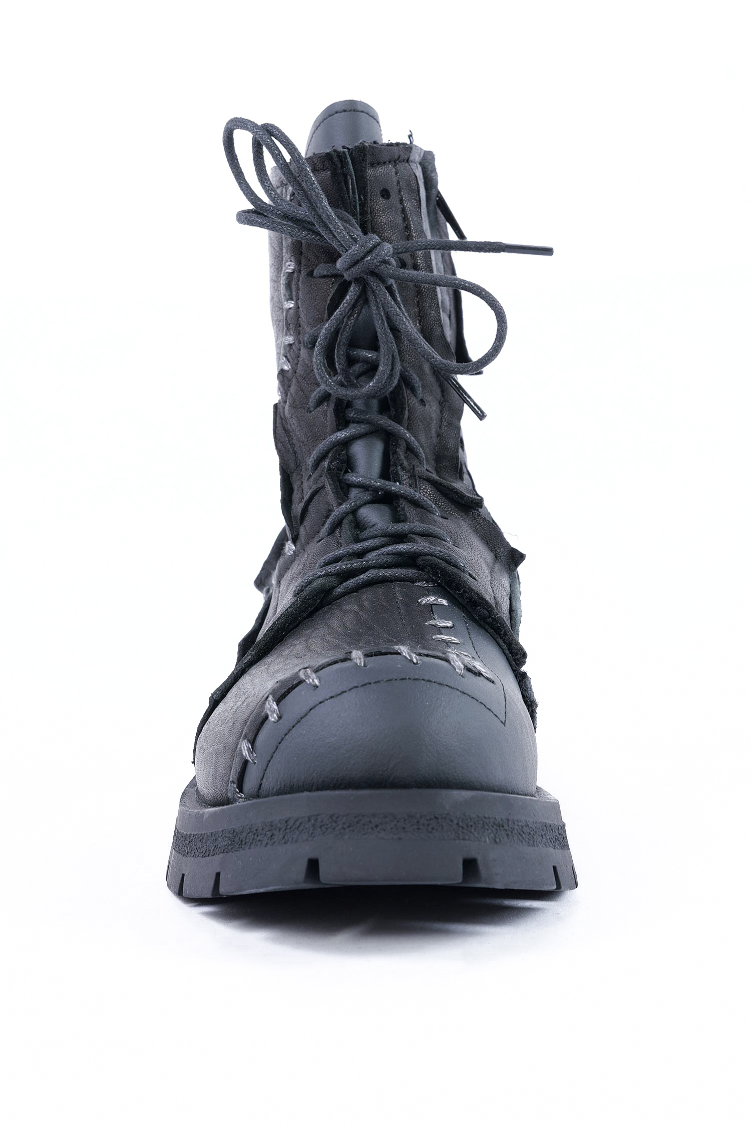 Leder Boots - Schwarz - Iniko