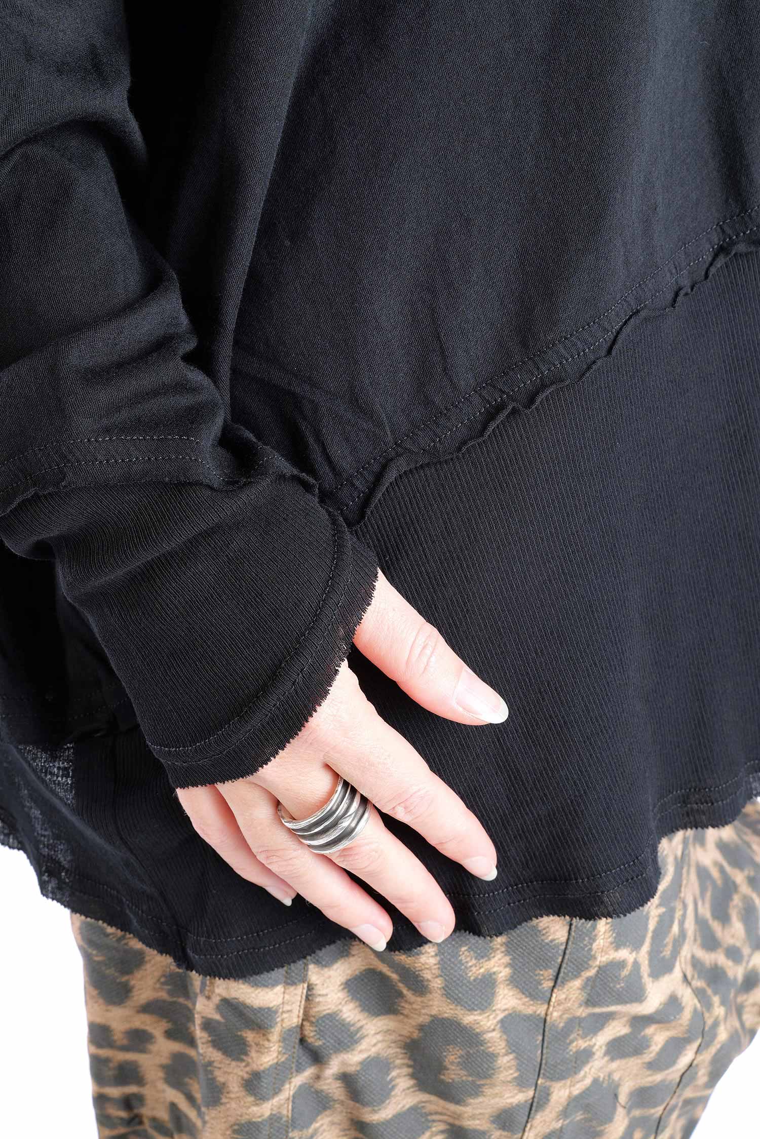 Oversize Tunika - Schwarz - 2263330503