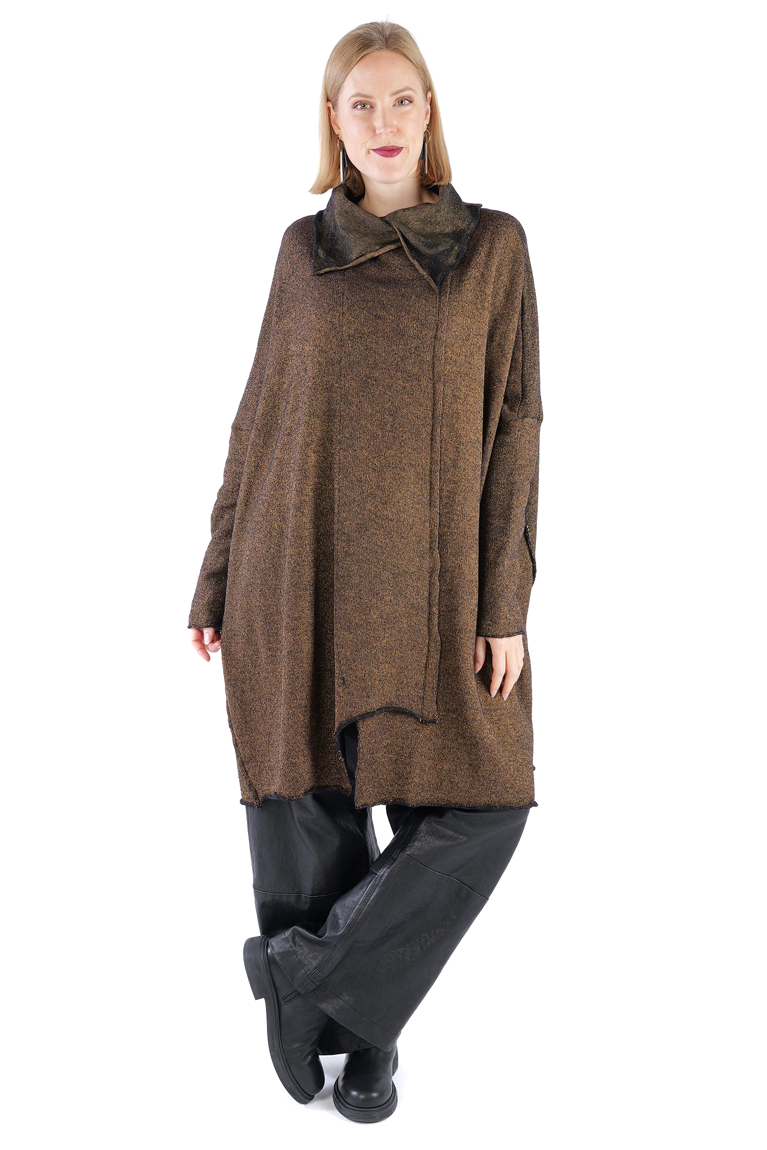 Wolltunika - Black gold - 2261687004