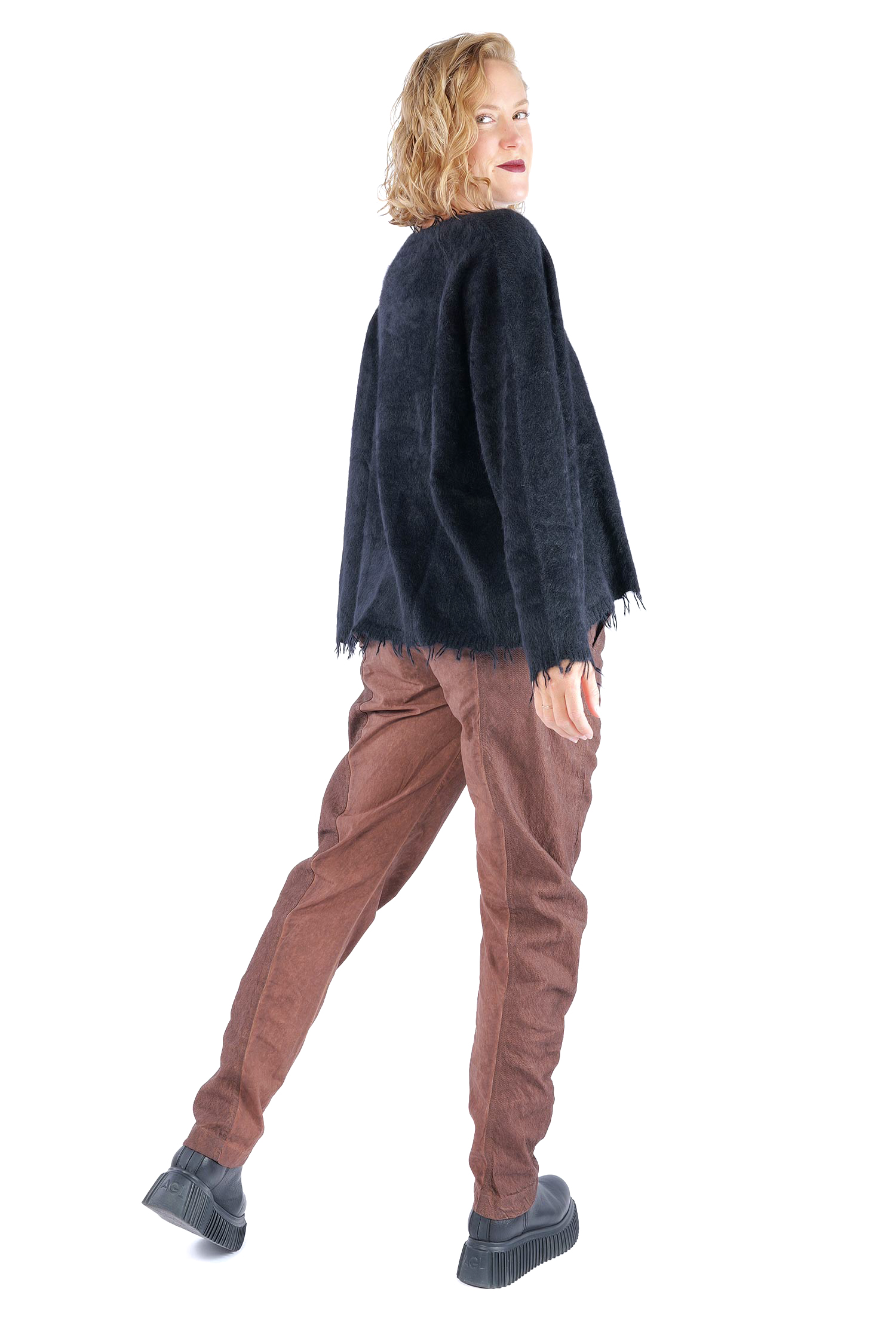 Oversize Strickpullover - Schwarz - 2262440710