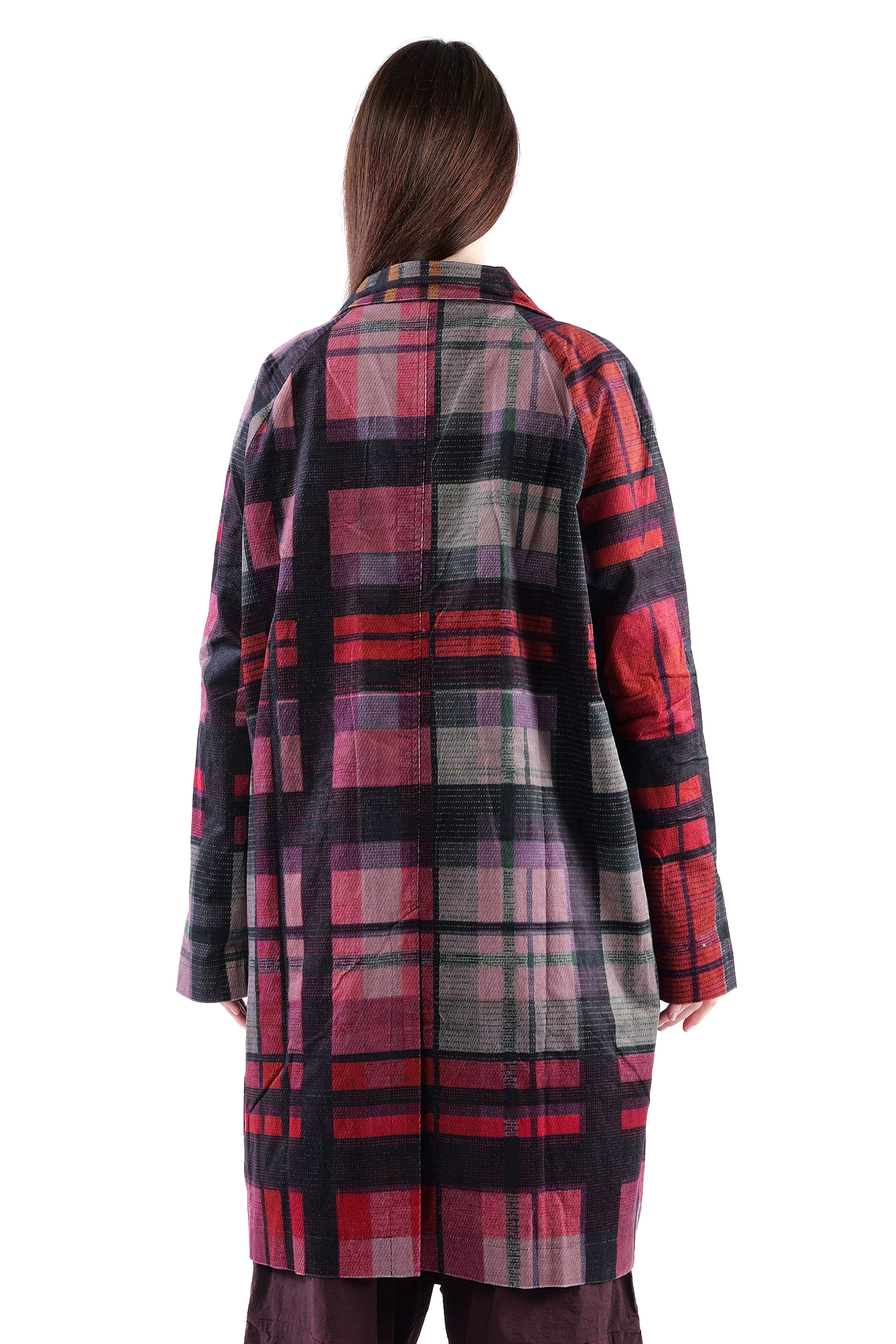 Babycord coat - Check multicolor - 2263231202
