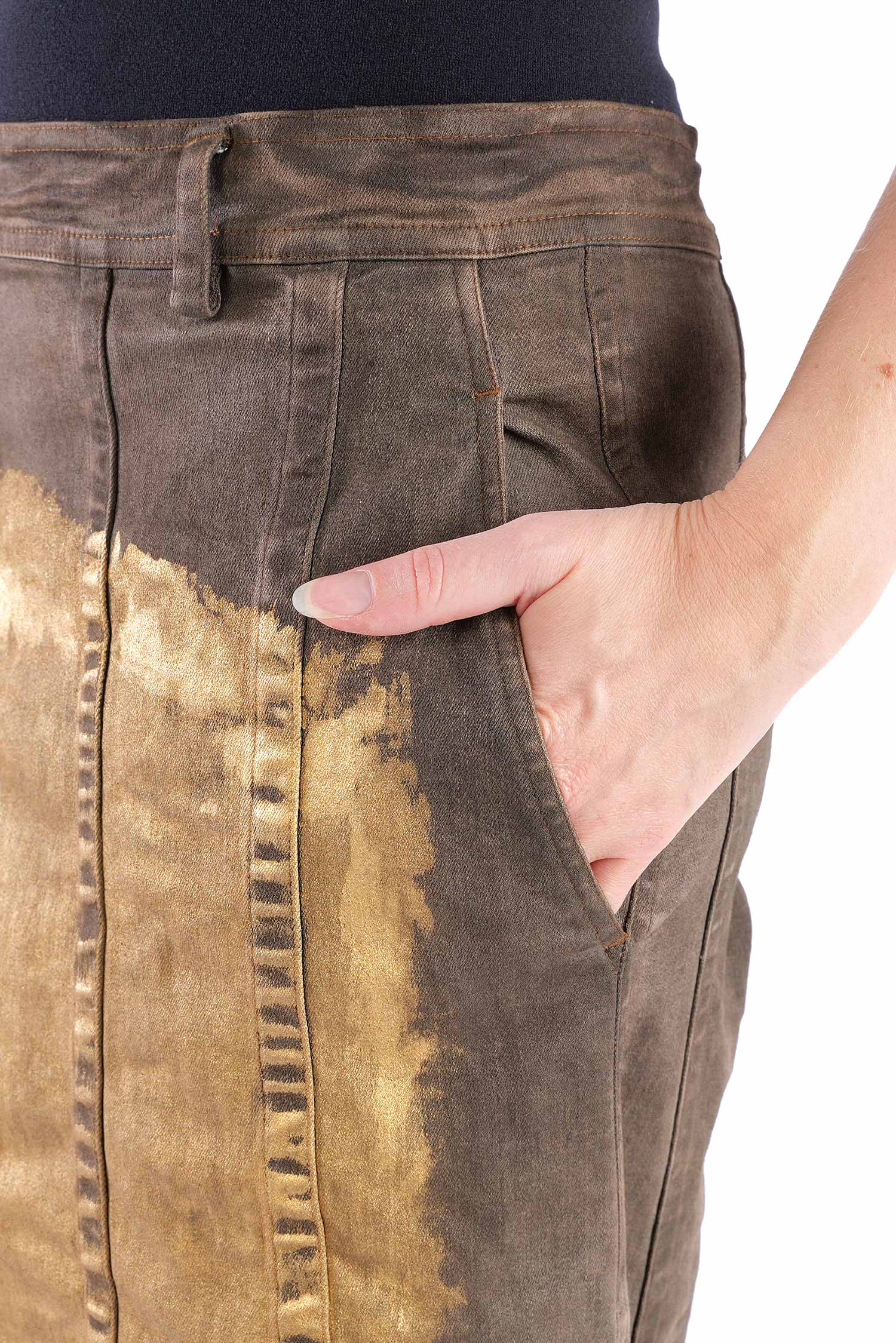Weite Hose - Umbra gold - 2261040146