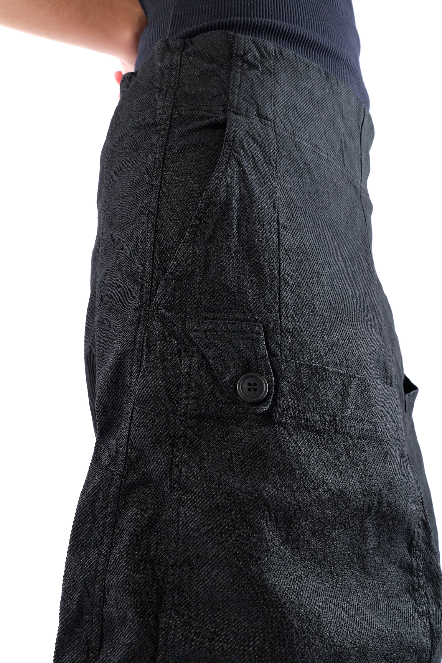 Low crotch pants - Black - 2262120102