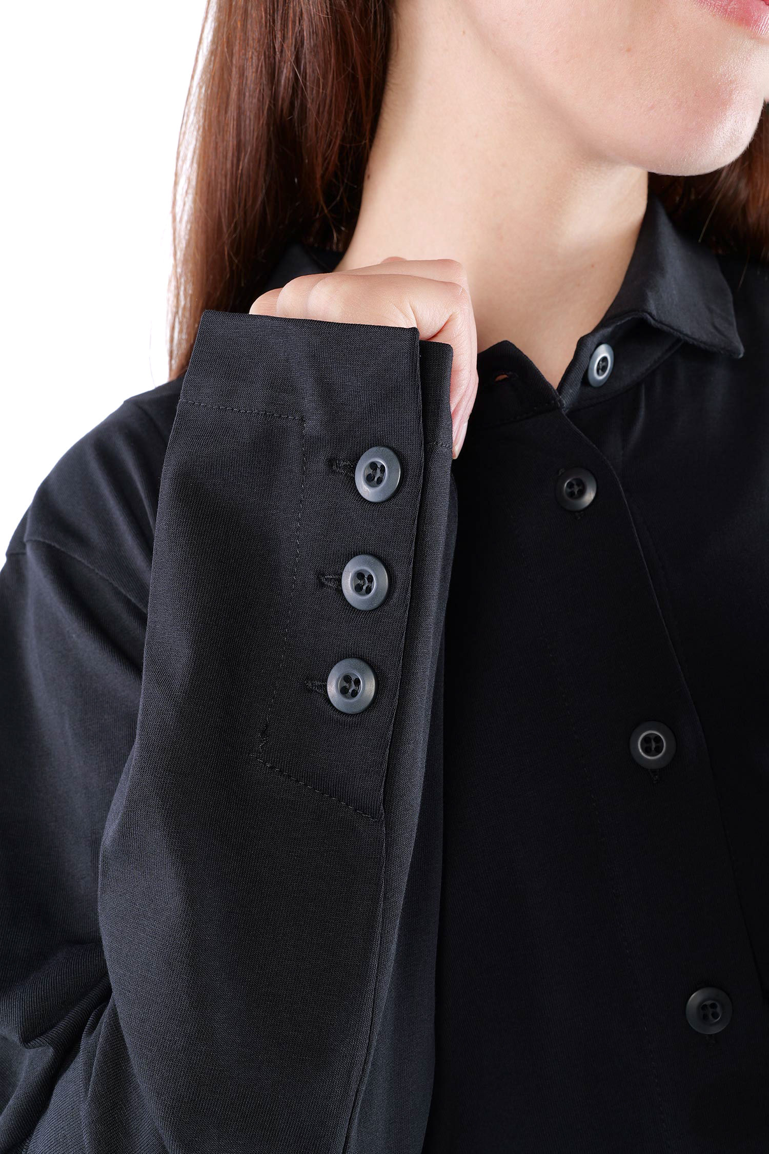 Mantelkleid - Schwarz - 26.2-KHS202