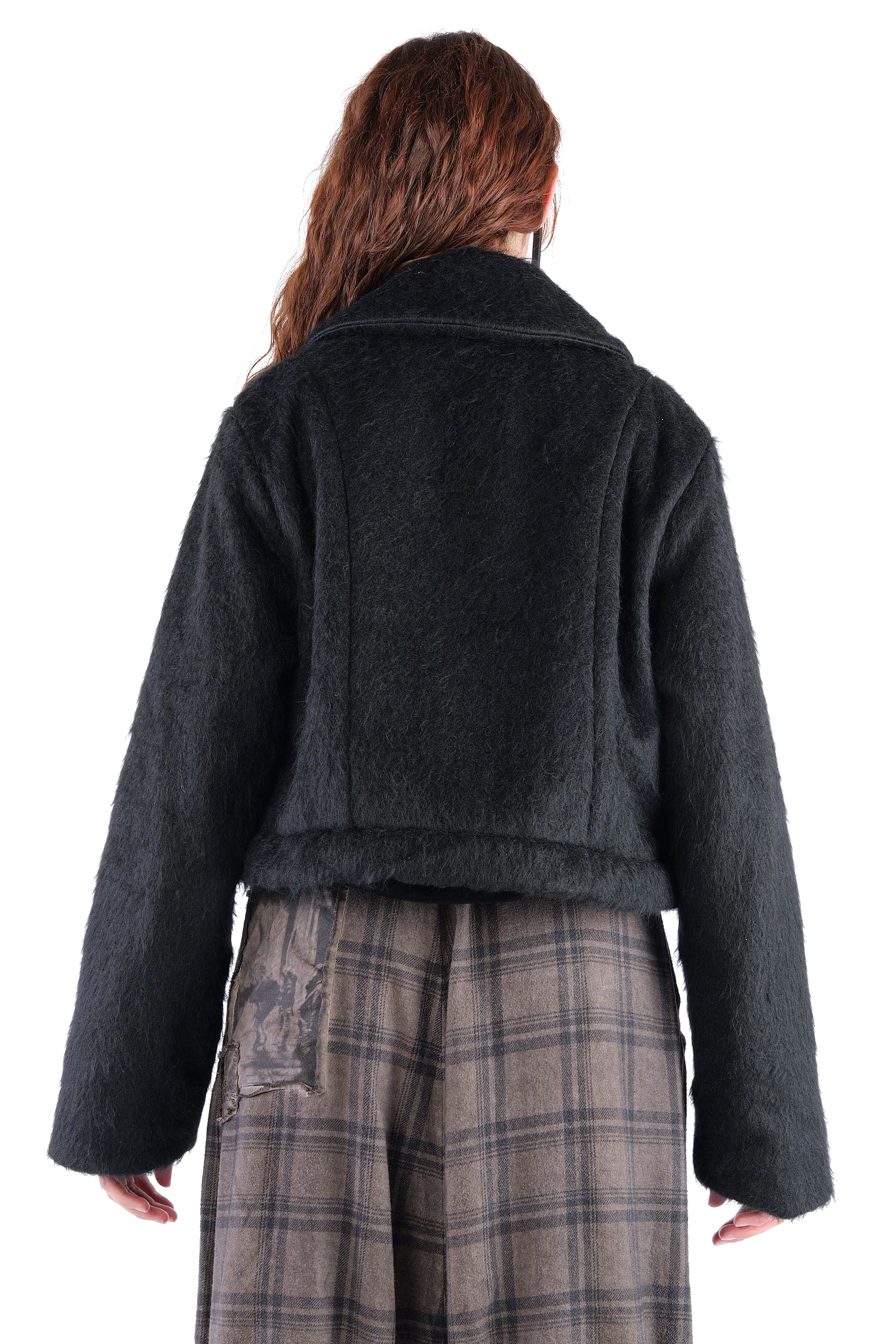 2-in-1 Wintermantel - Black faux fur/Black - Formers