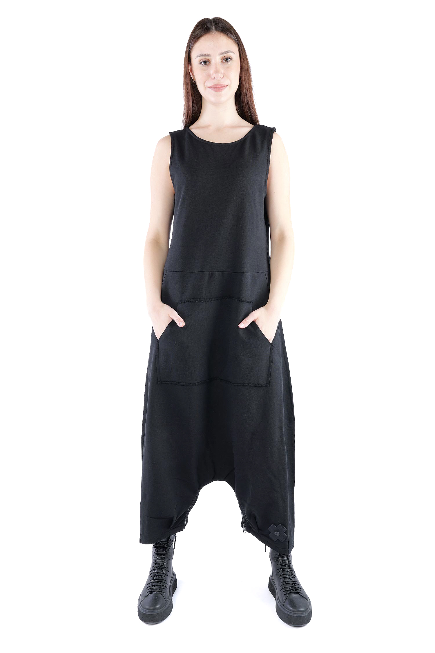 Sweatoverall - Schwarz - 10040