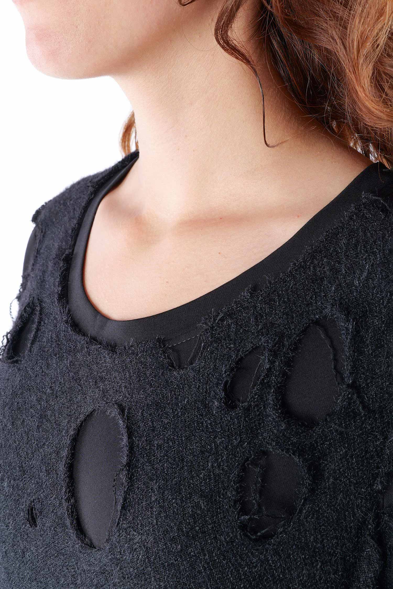 Oversize Pullover - Schwarz - J.Arwen