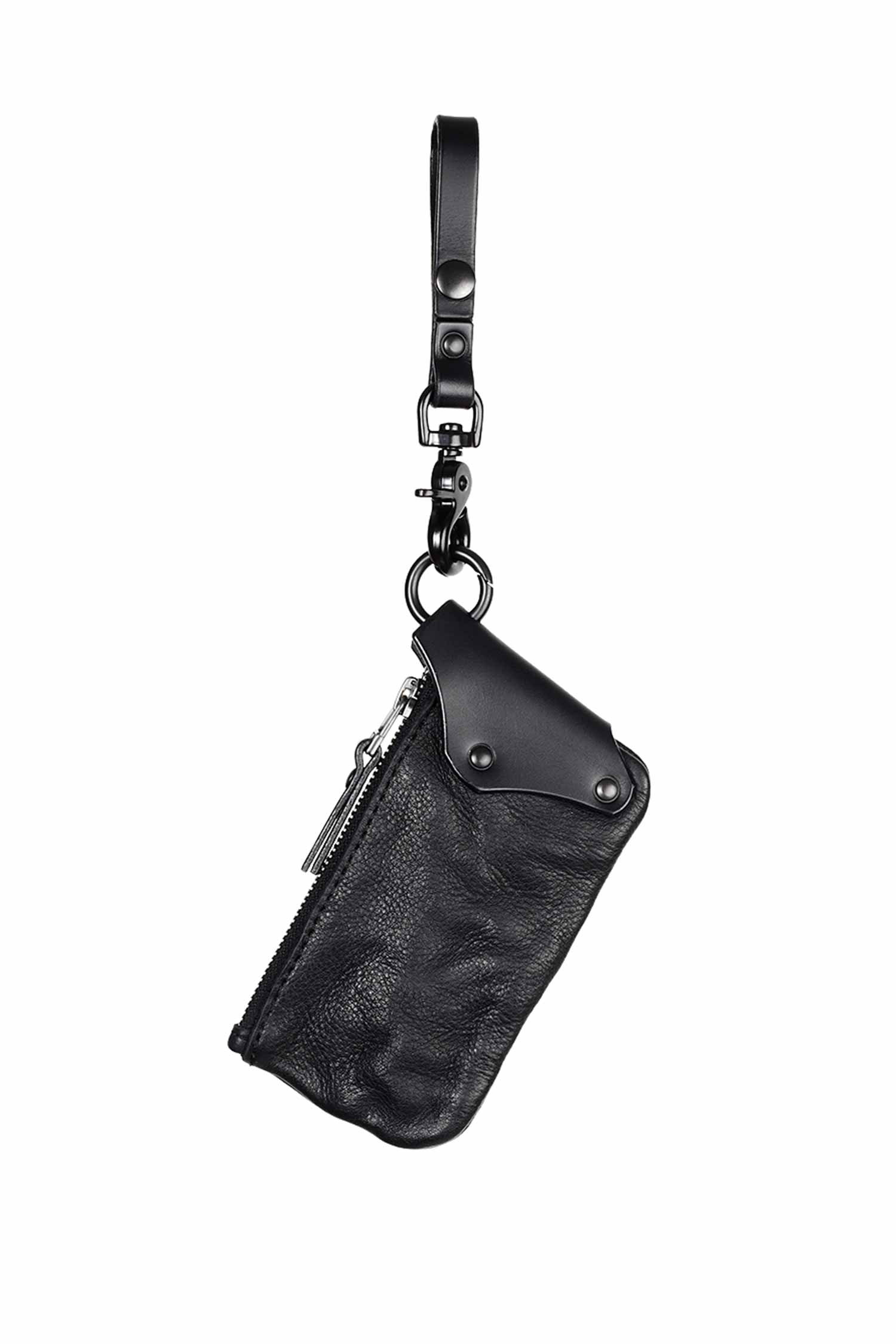Kleine Ledertasche - Schwarz - Oki