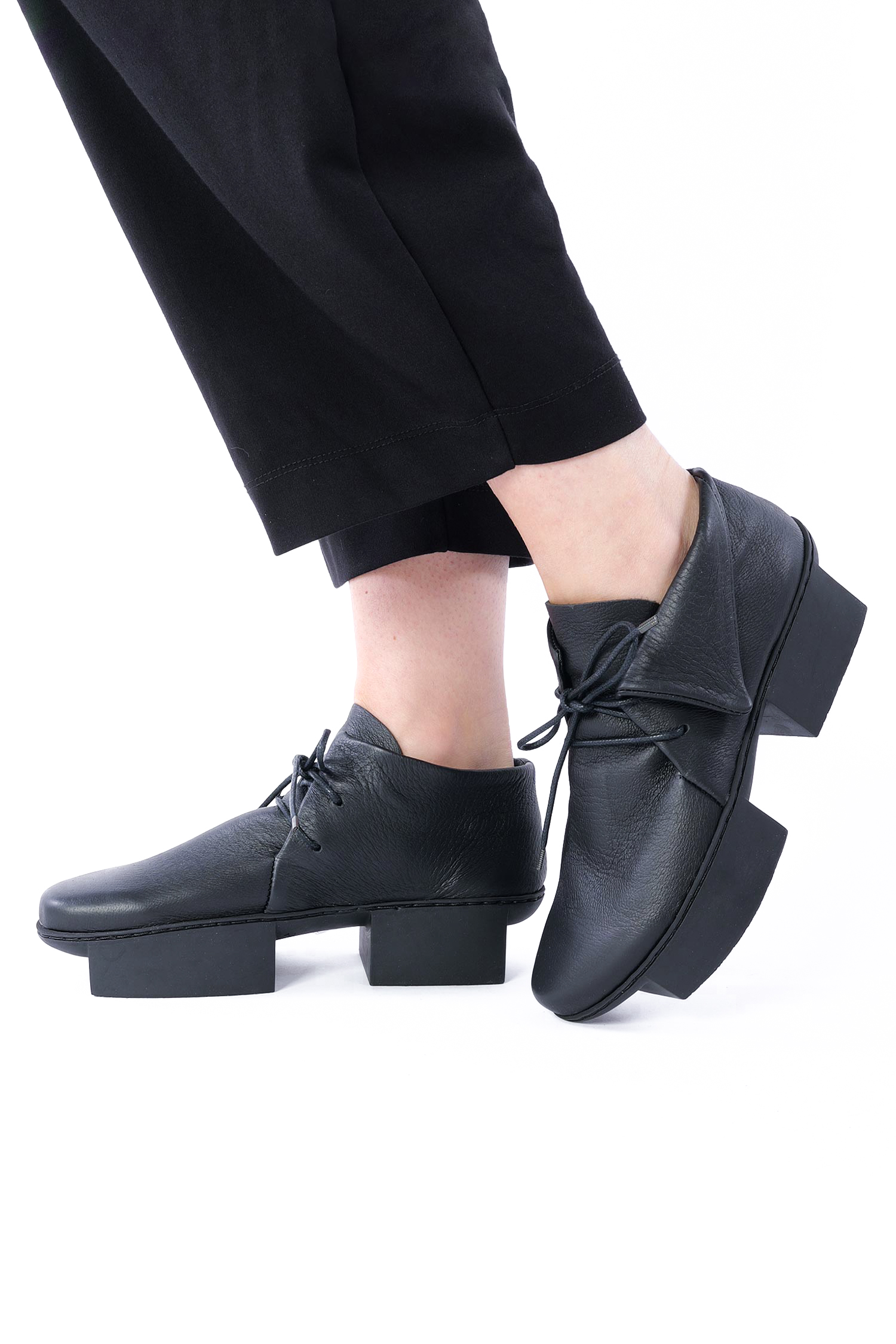 Plateau Schnürschuh - Schwarz - Flutter