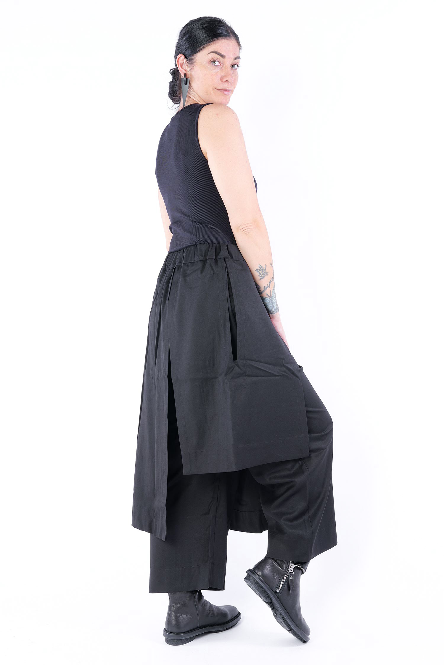 Weite Hose - Schwarz - I26.5386