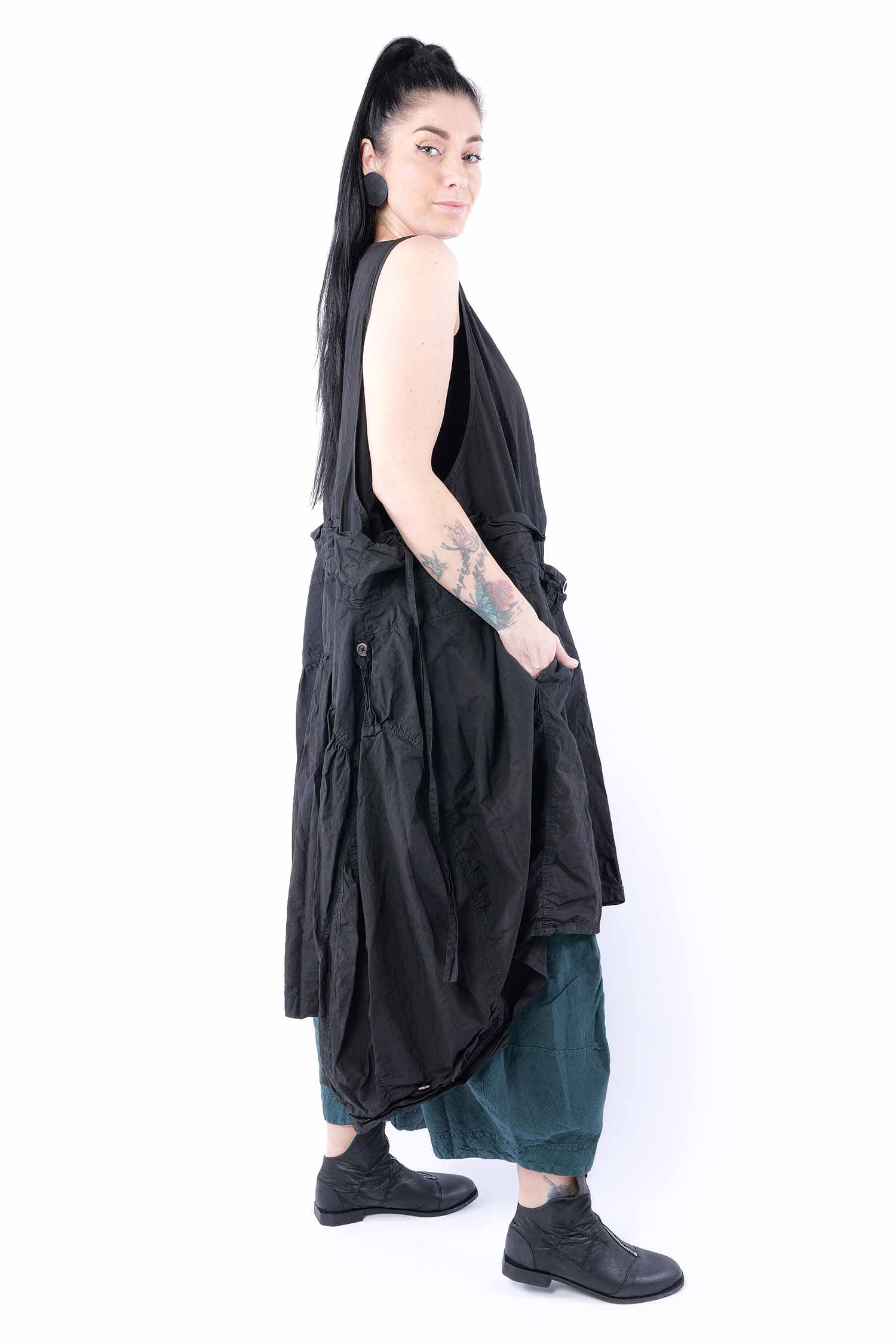Ausgefallenes Kleid - Black gloss - 1262530917