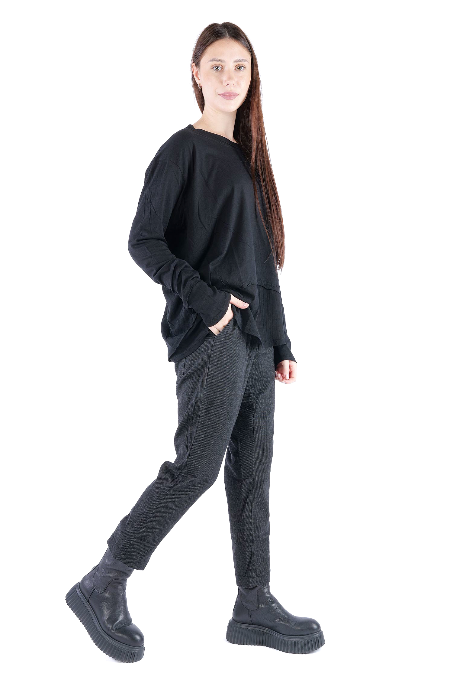 Oversize Shirt - Schwarz - 2263330502