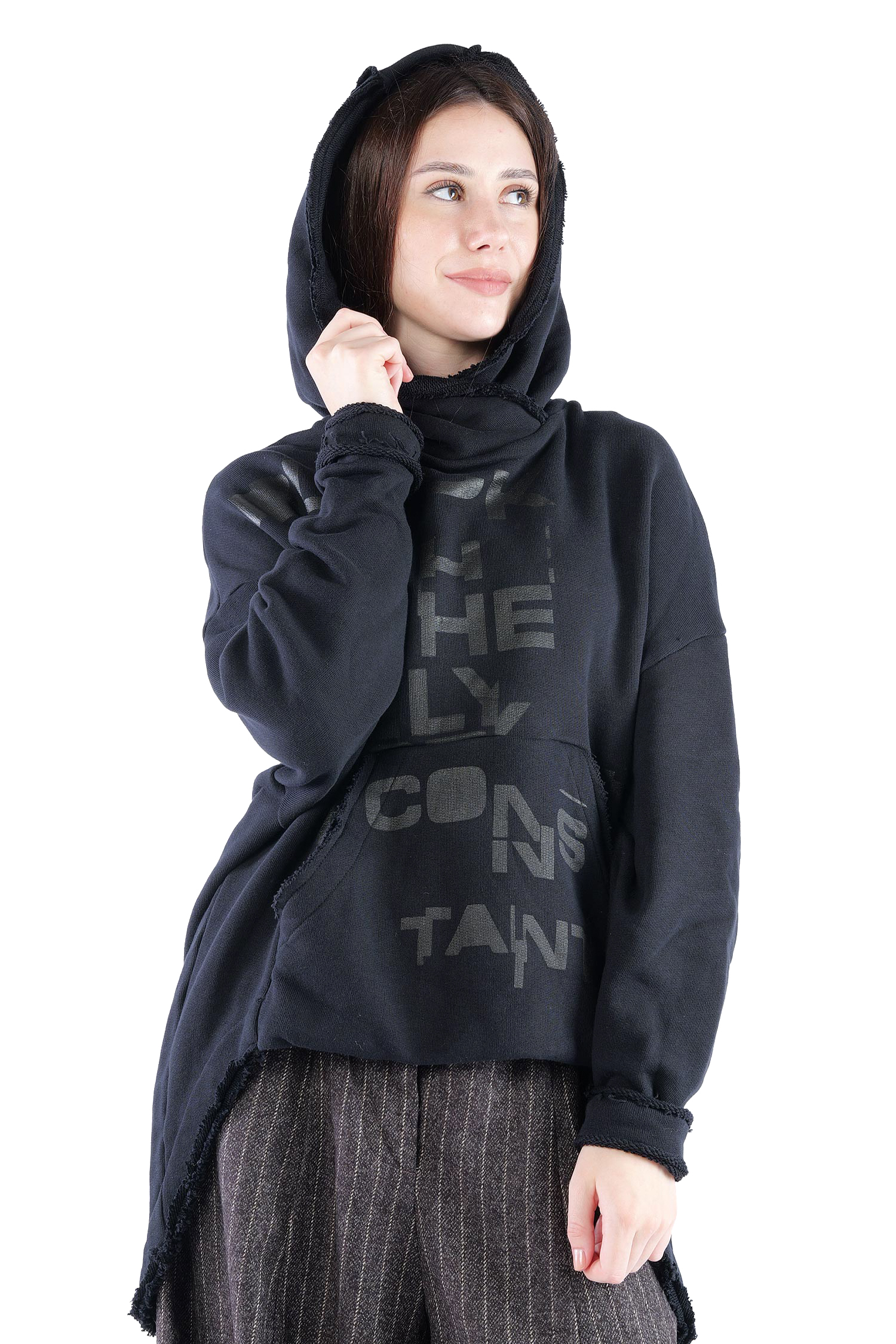 Sweat Hoodie - Schwarz - Ovina