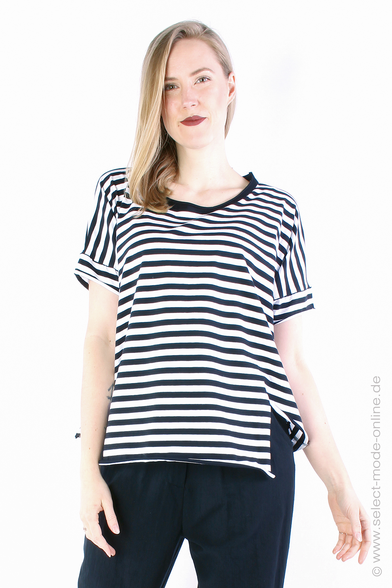 Oversize Shirt - stripes - 135 47 231