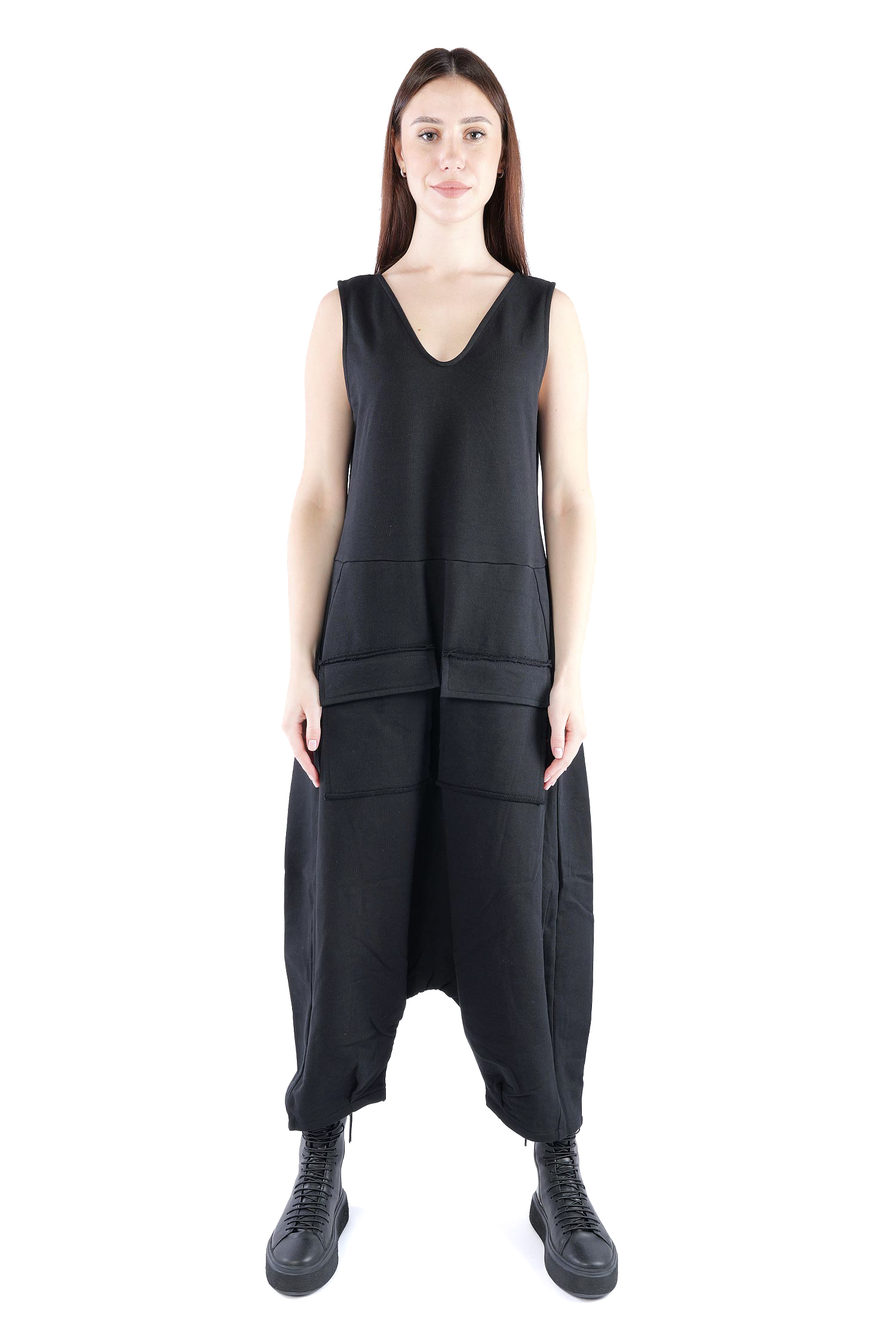 Sweatoverall - Schwarz - 10040