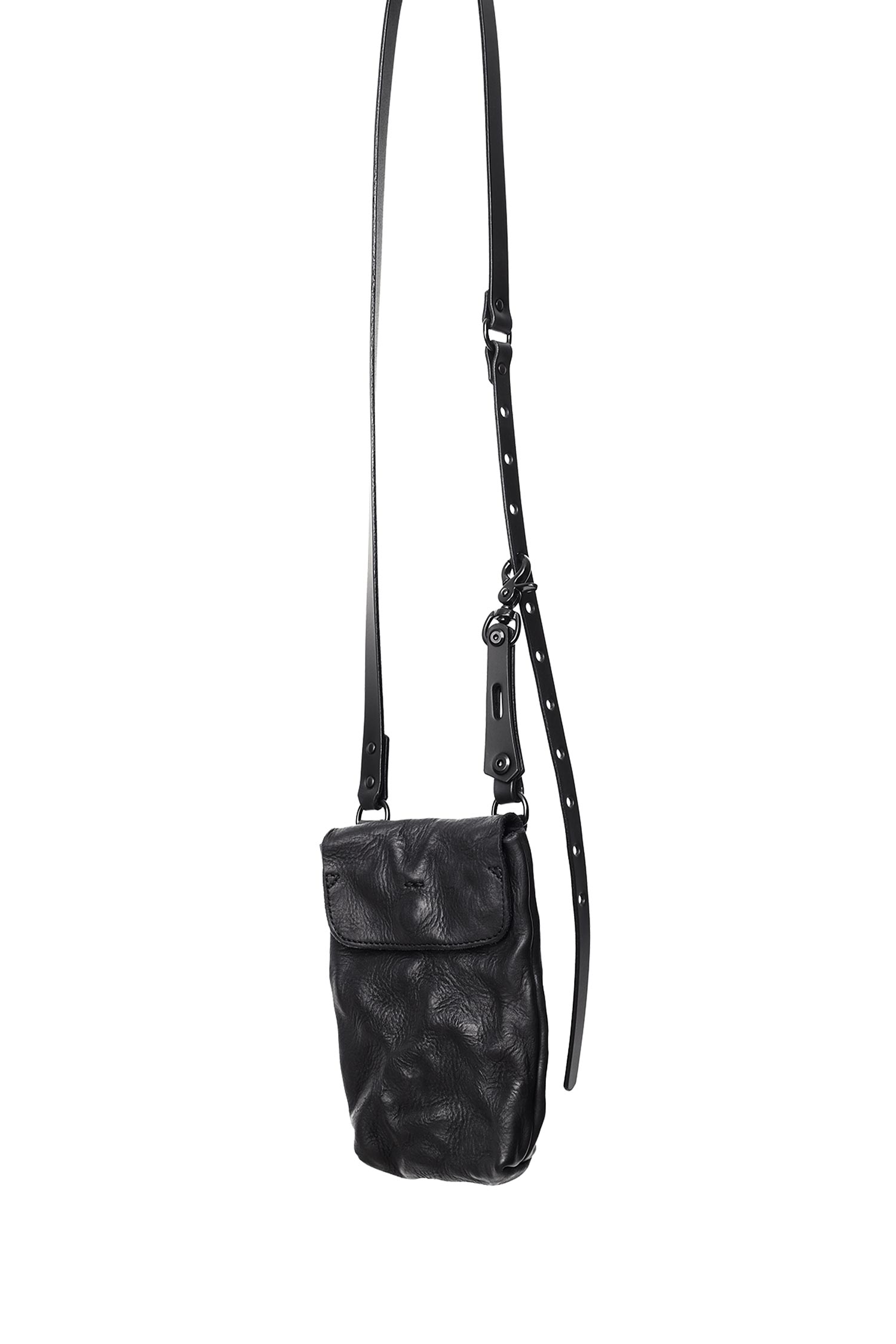 Kleine Ledertasche - schwarz - Miro