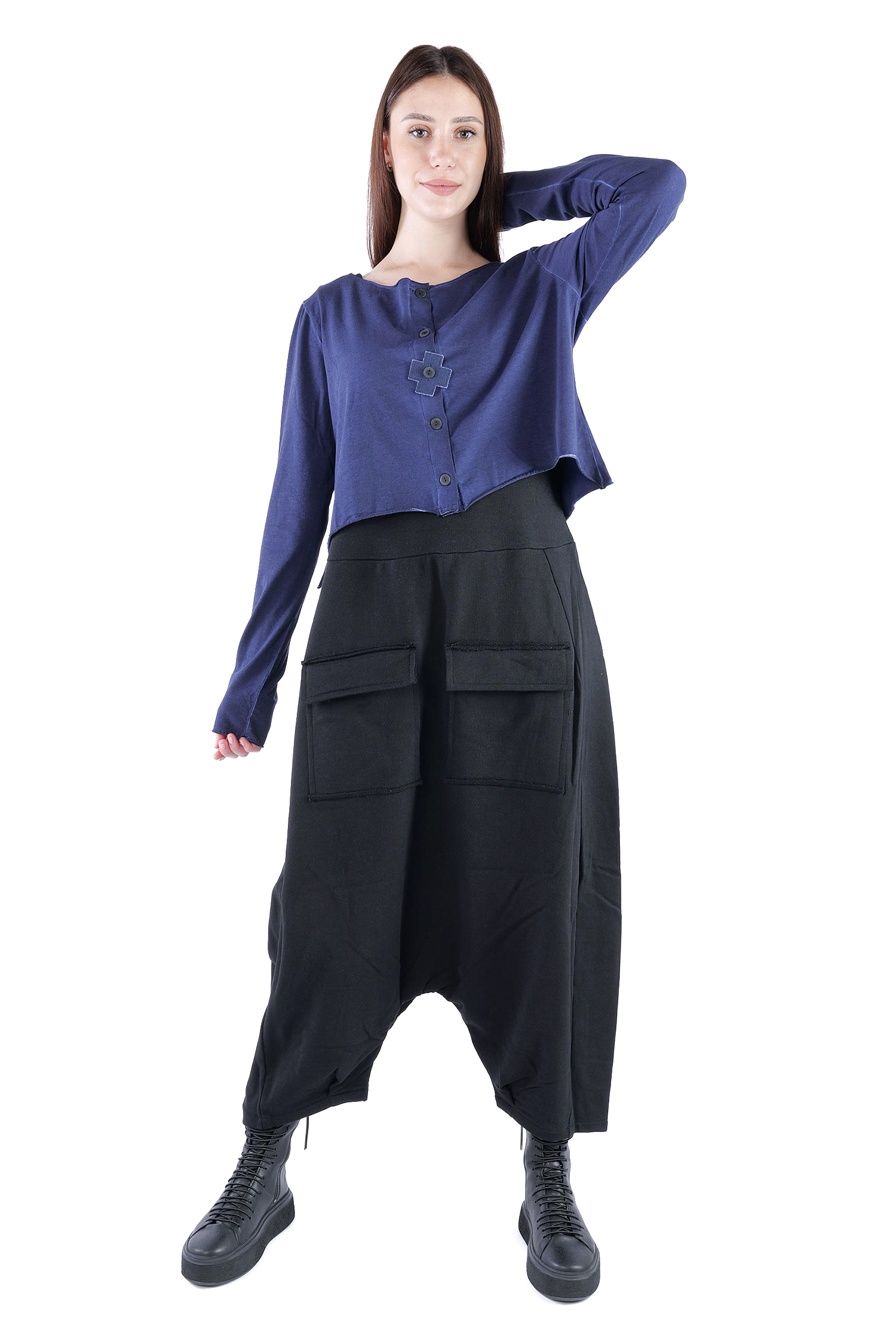 Kurze Jerseyjacke - Ocean - 2131