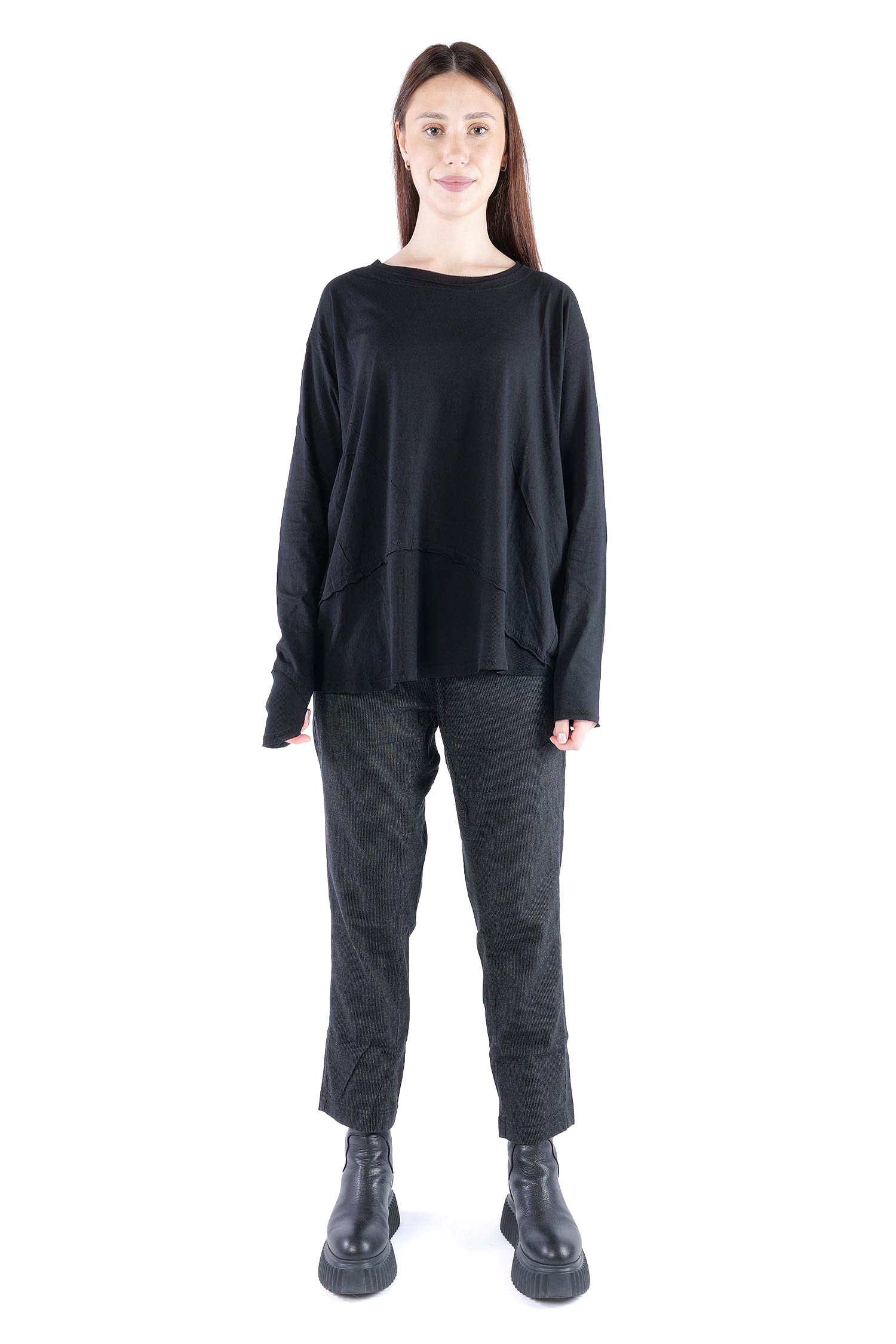Oversize Shirt - Schwarz - 2263330502