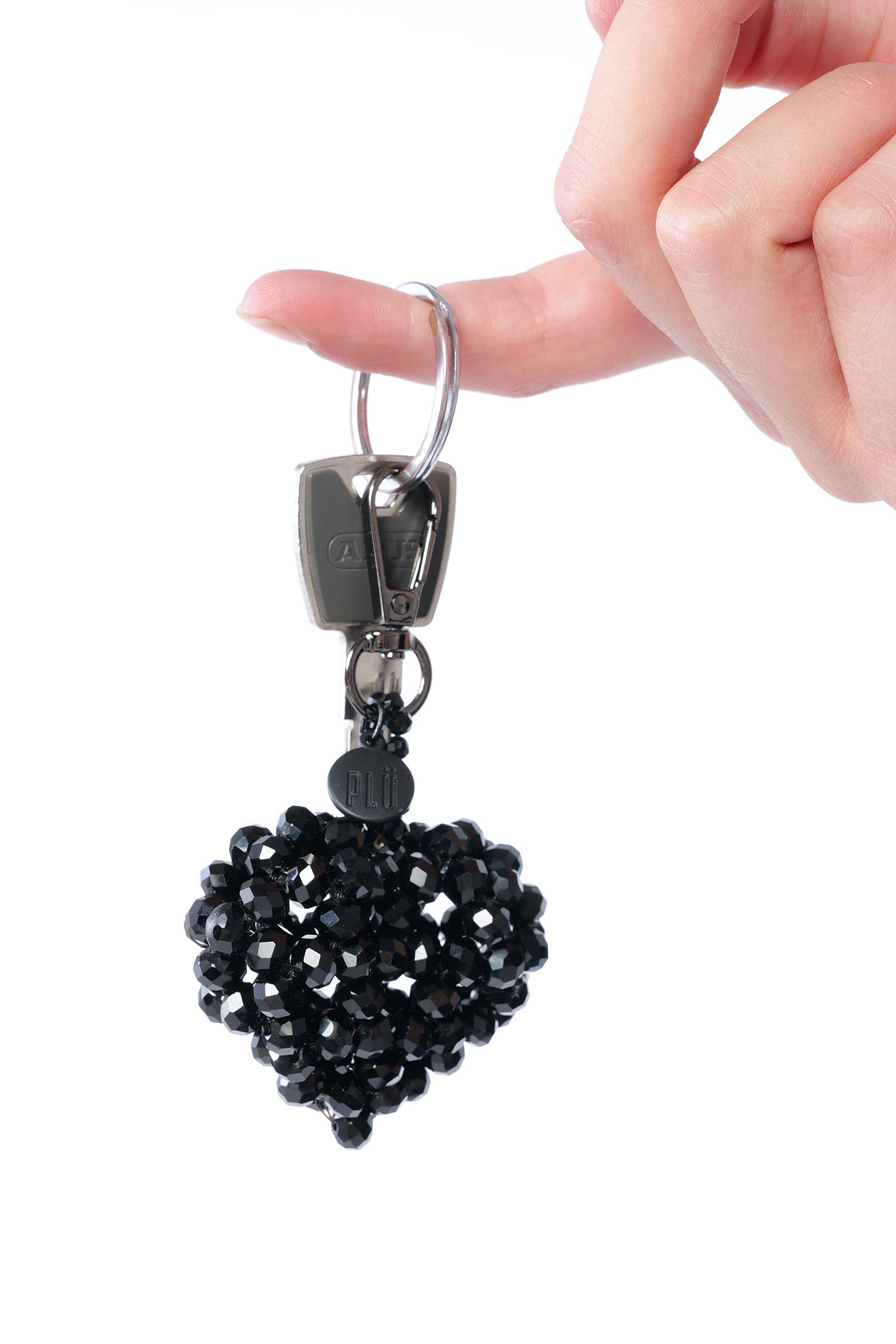 Herz Charm - Schwarz - 1306