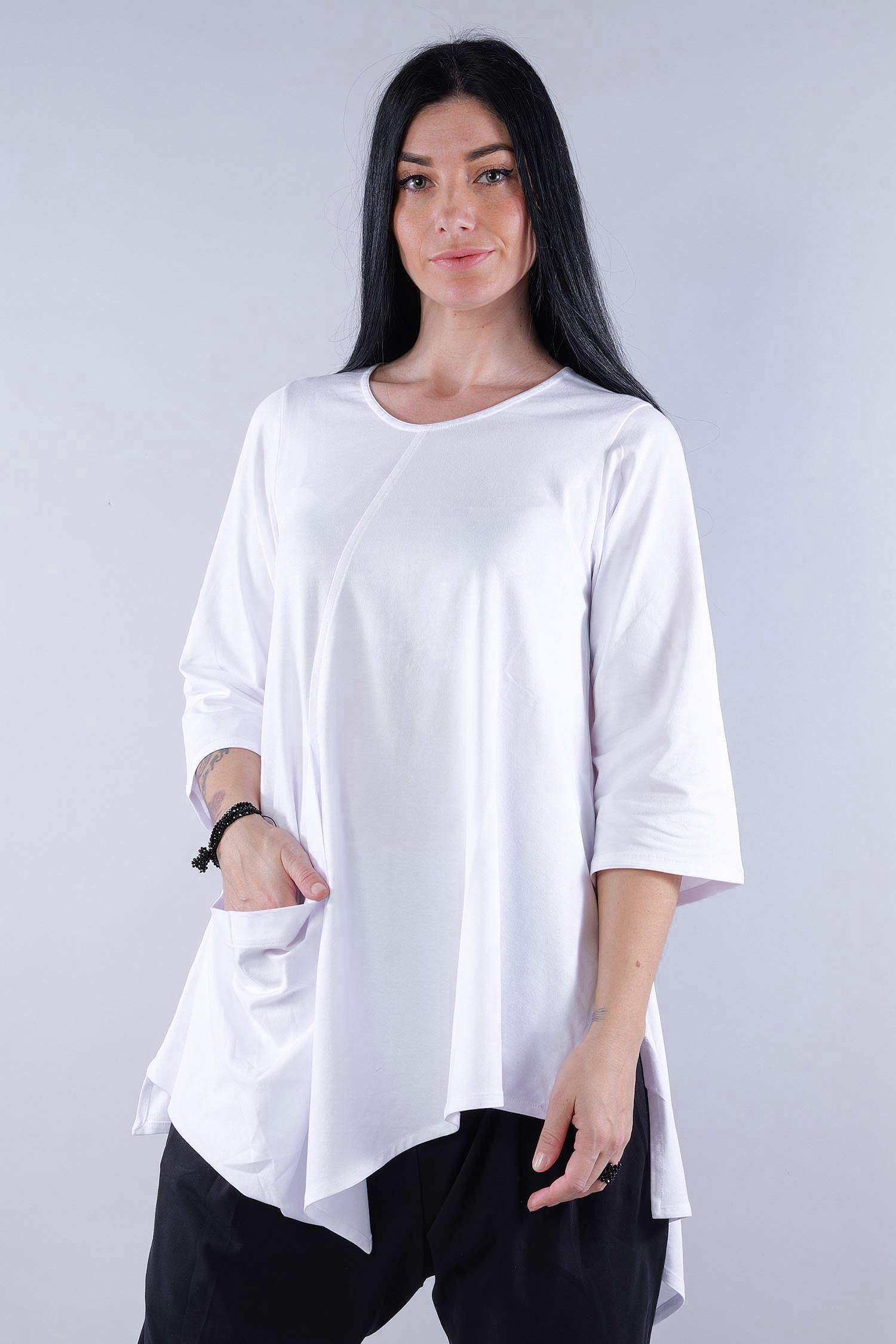 A-Linien Shirt - Weiß - 26.1-KHJ118