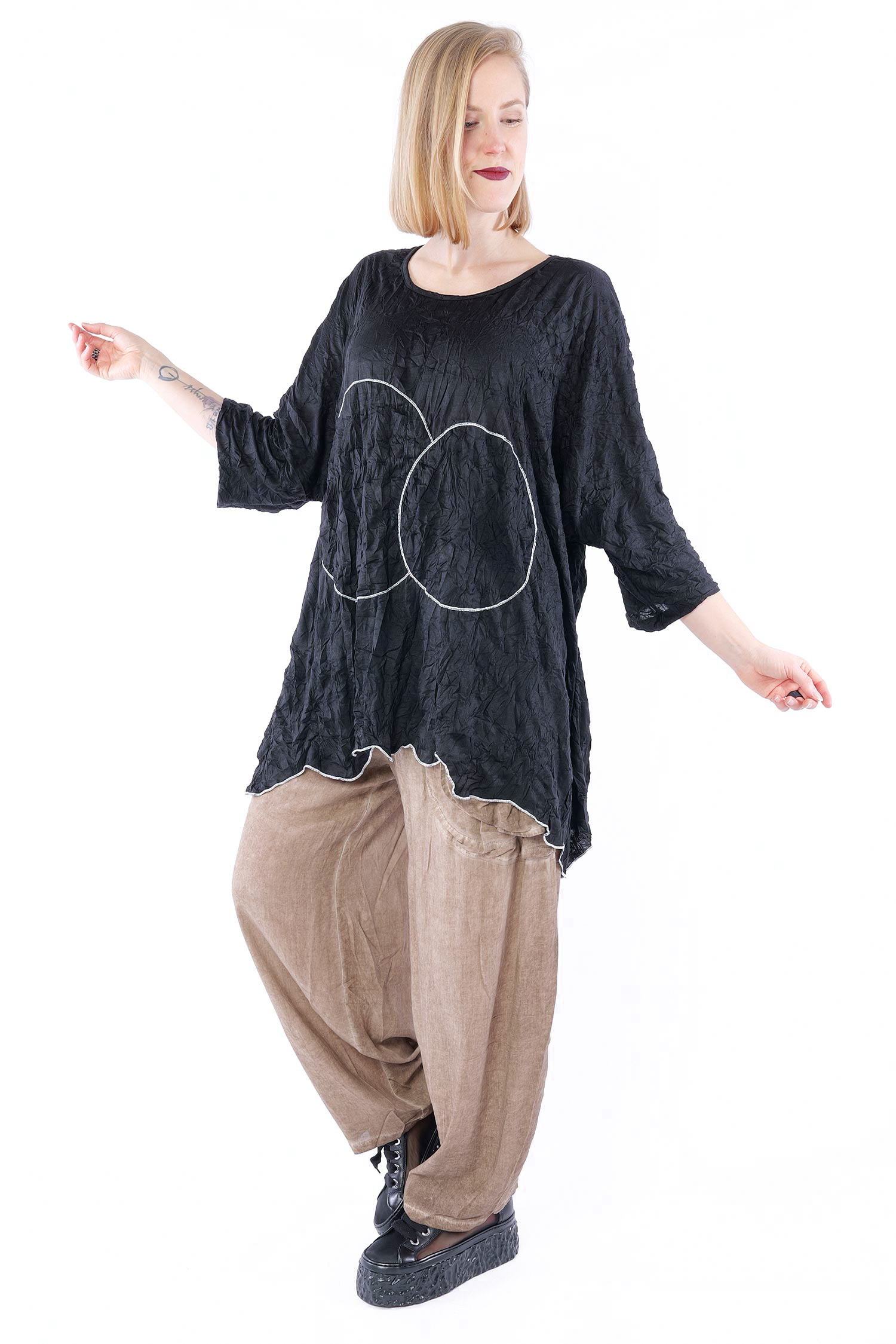 Knitter Tunika - Schwarz - 26116 (2611041116)