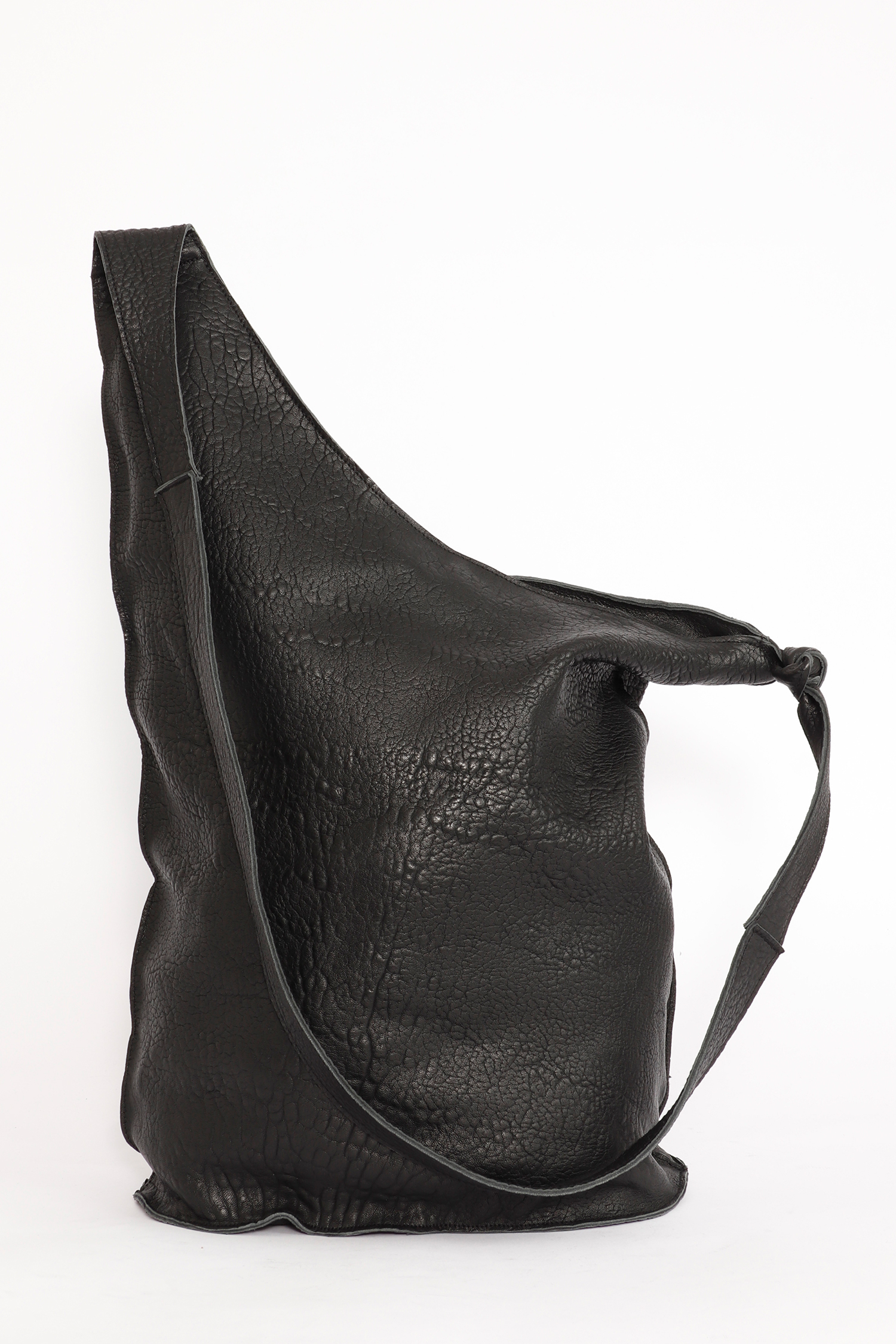 Leather shoulder bag - black - SA-Paul